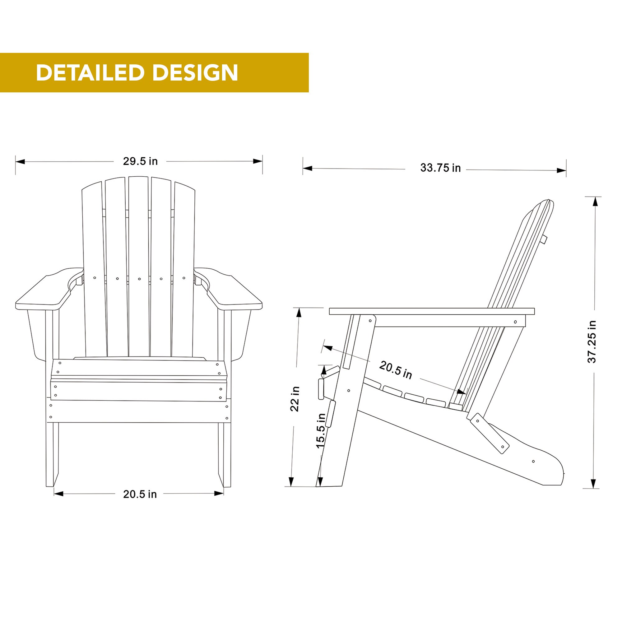 Shine Company 7626WT Patio-Chairs - View #4