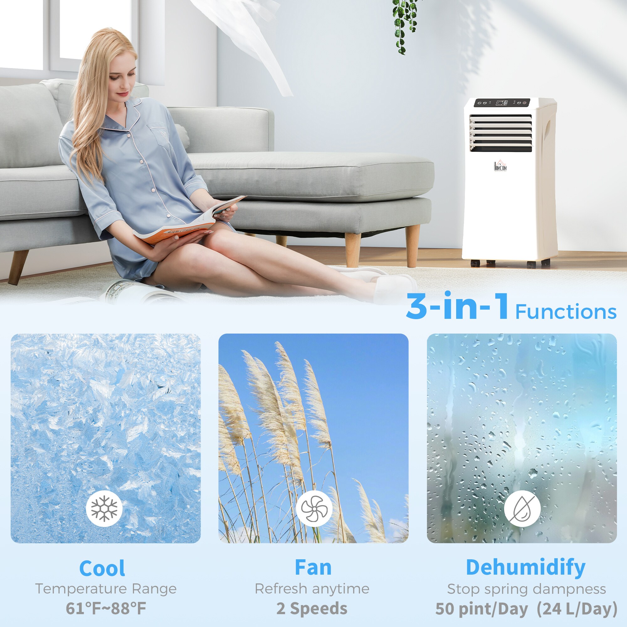 HomCom 823-002V81 Portable-Air-Conditioners - View #9