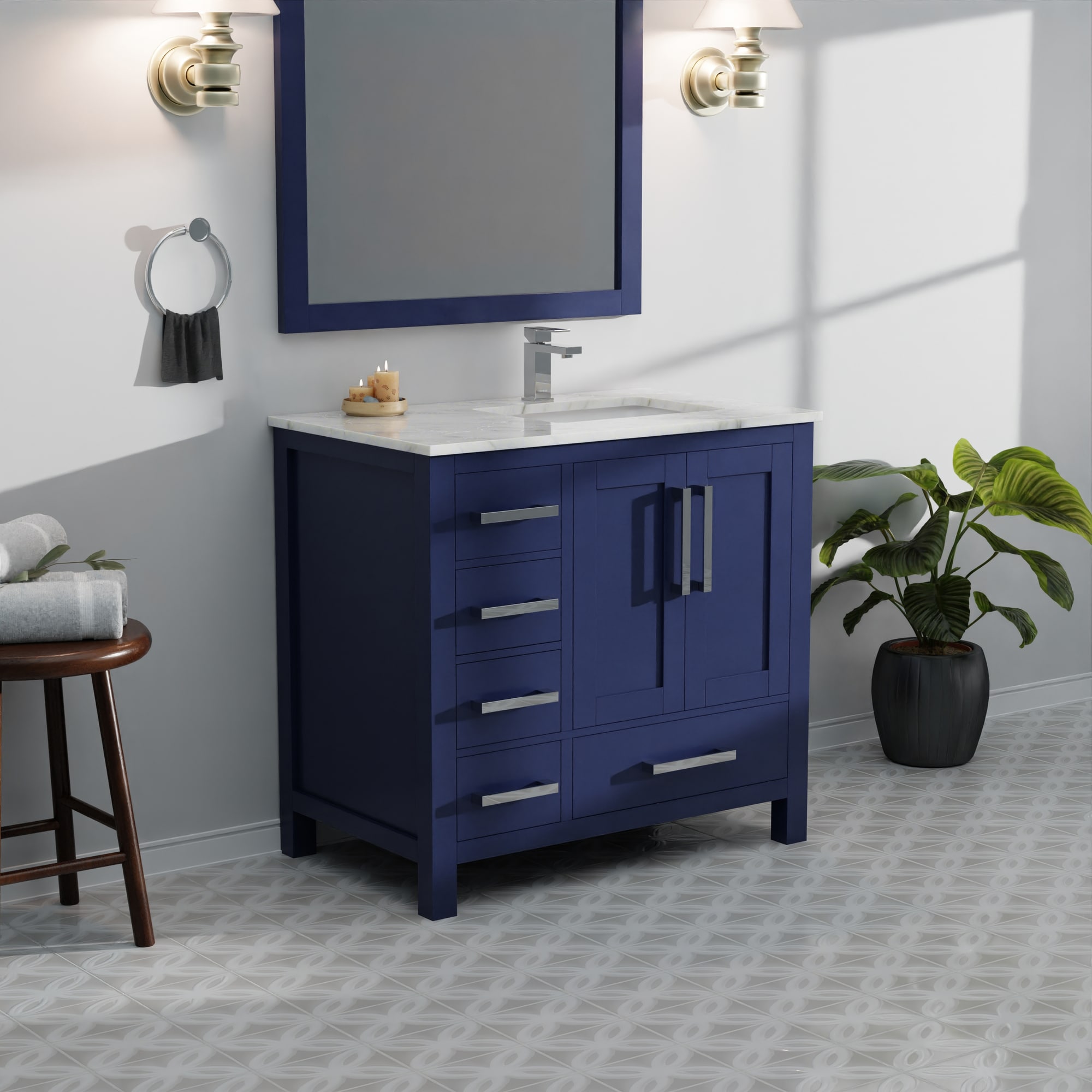 Lexora LJ342236SEDSM34FR Bath-Vanity-Combo - View #14