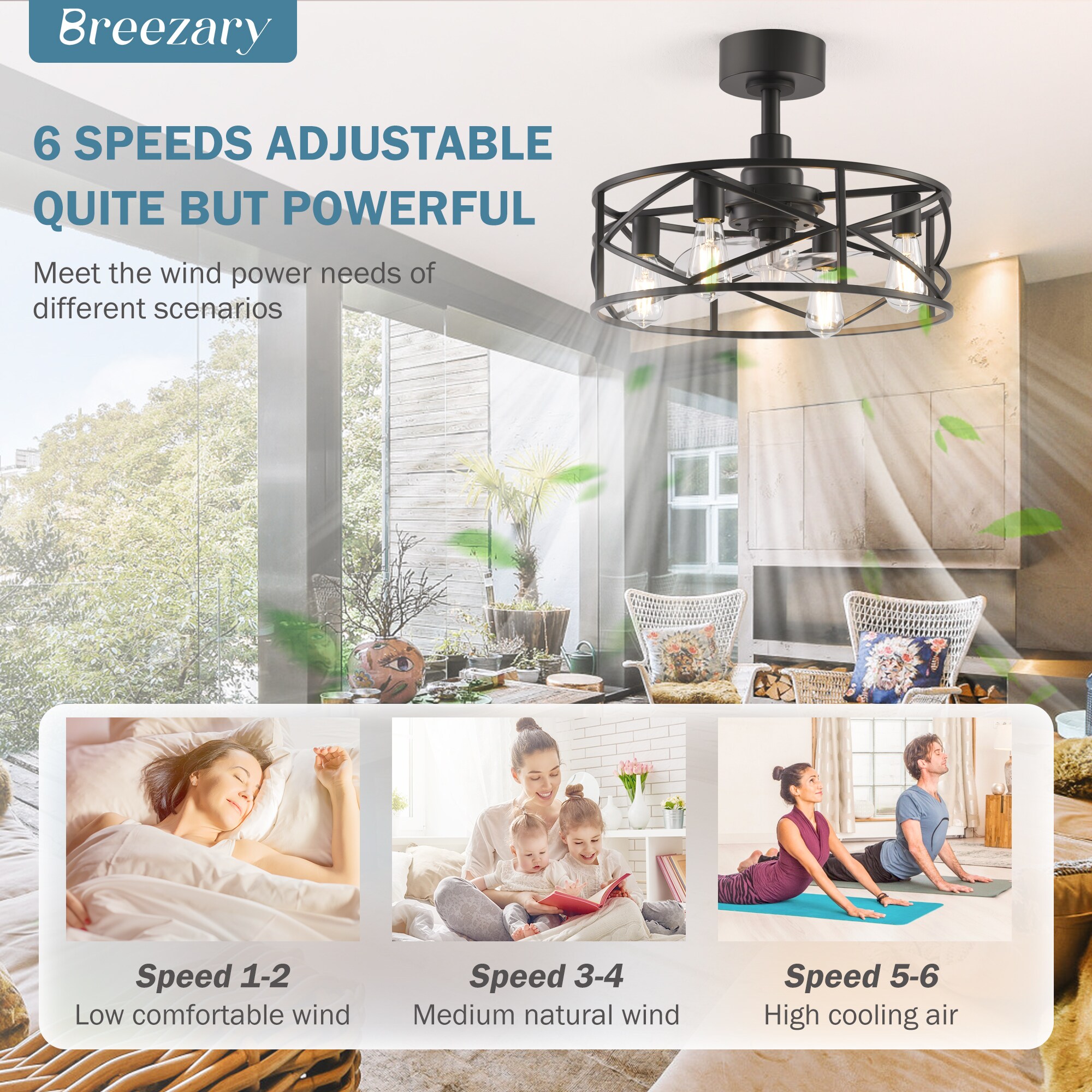 Breezary 24023-BW Ceiling-Fans - View #7