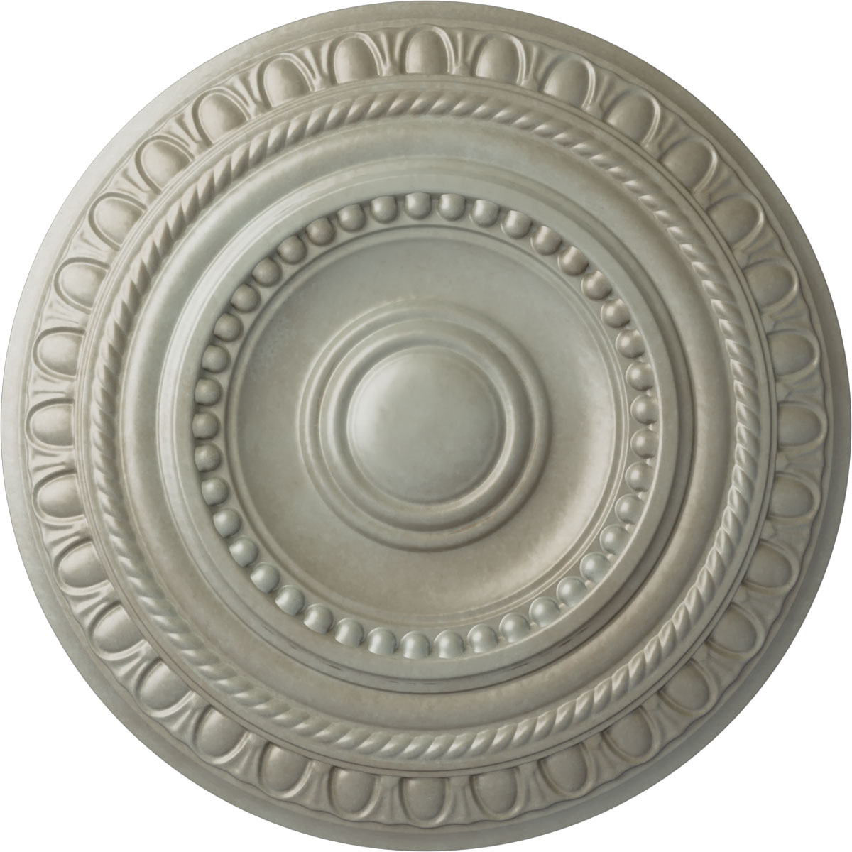 Ekena Millwork CM15ARFLS Artis 15.75-in W x 15.75-in L Painted Flash Gold Polyurethane Whole Ceiling Medallion