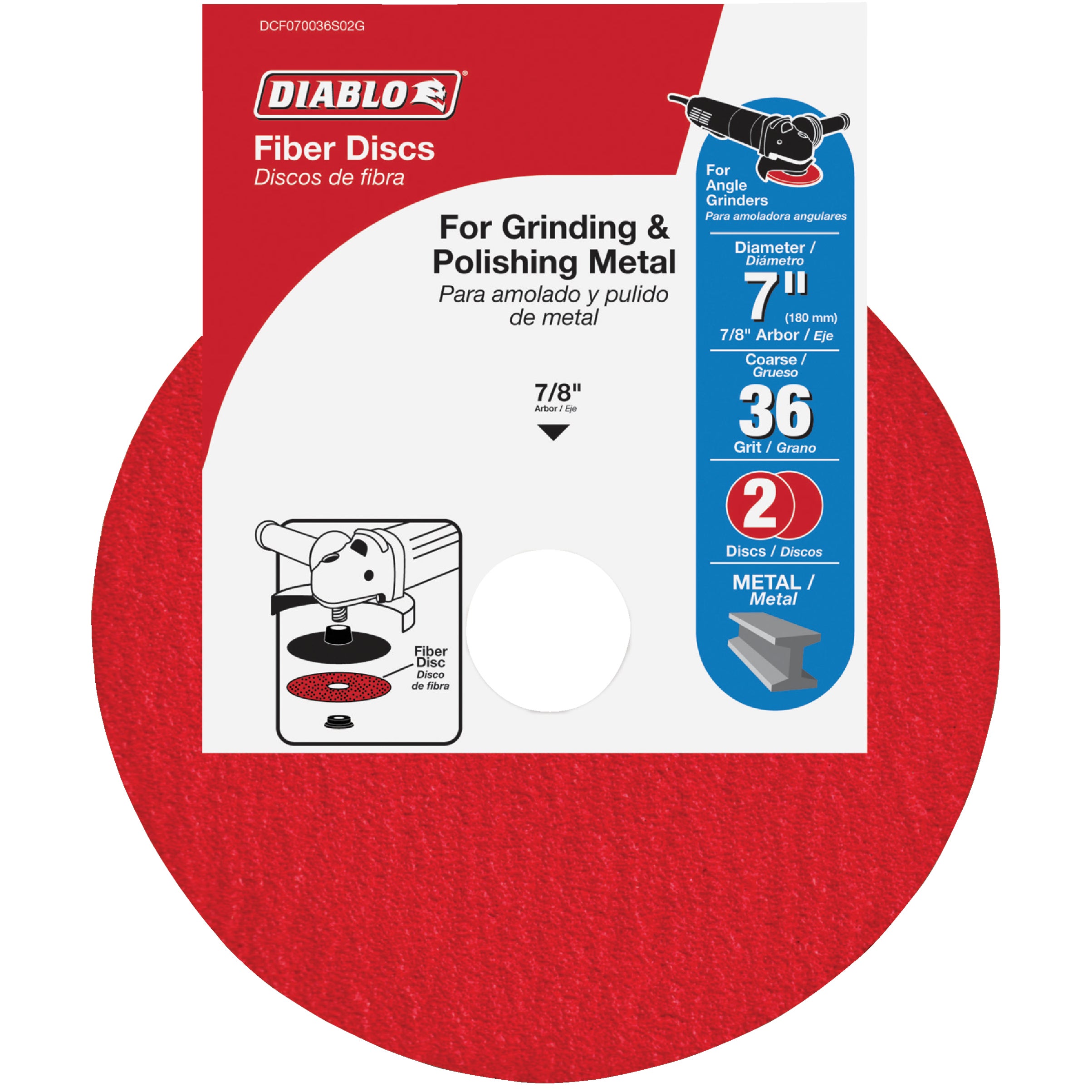 Diablo DCF070036S02G Abrasive-Wheels - View #2