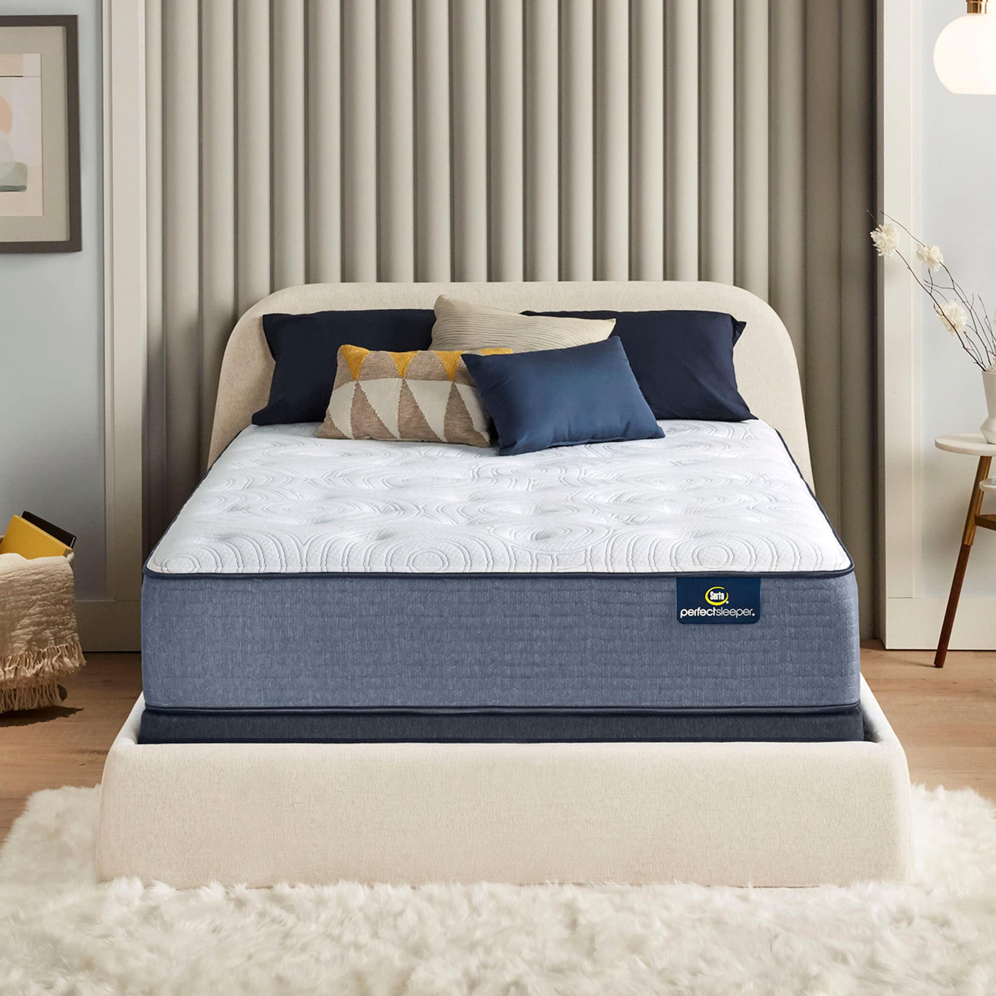 Serta Perfect Sleeper Sapphire, Serta Perfect Sleeper Air Bed With Headboard