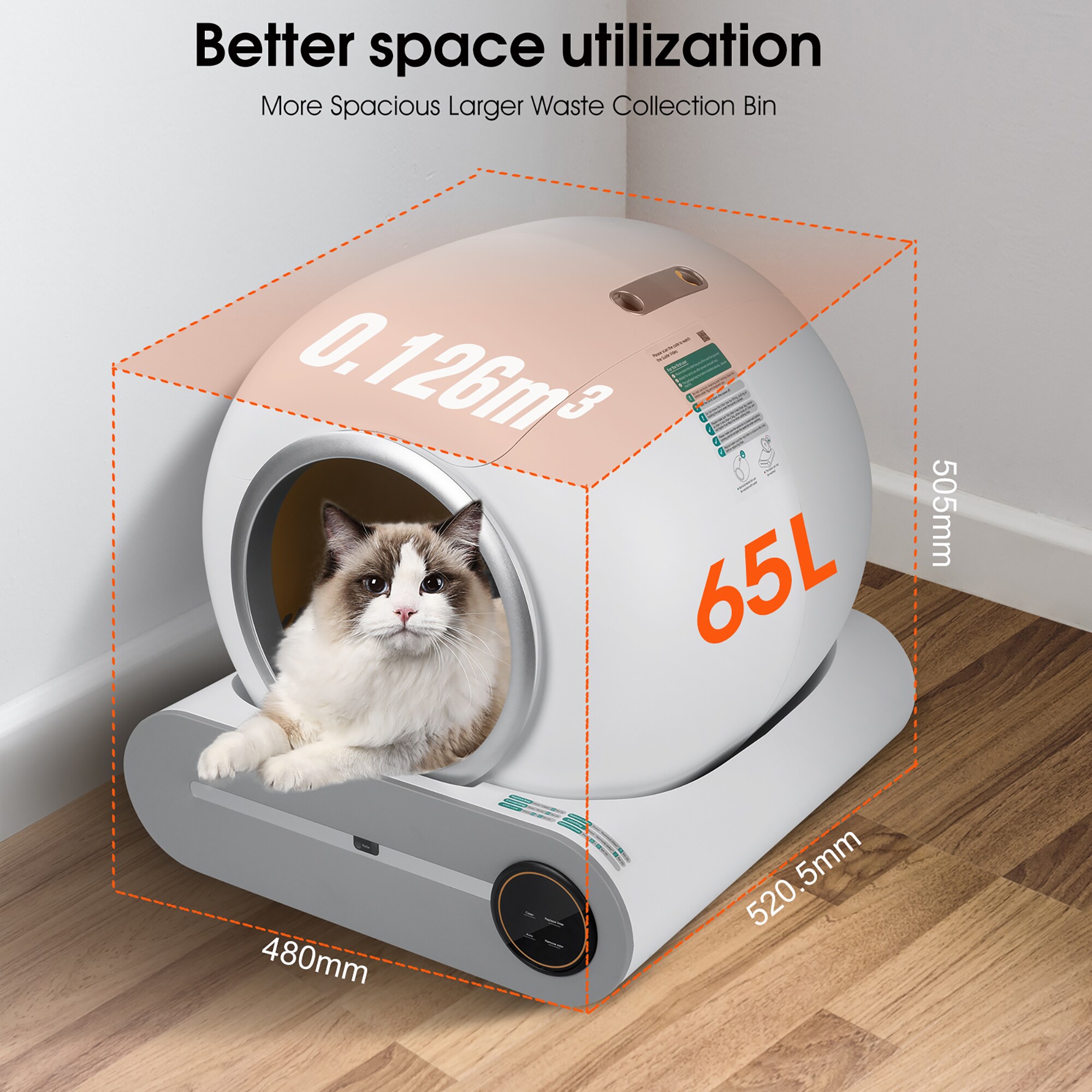 Siavonce XHGRT3A Cat-Litter-Box - View #8