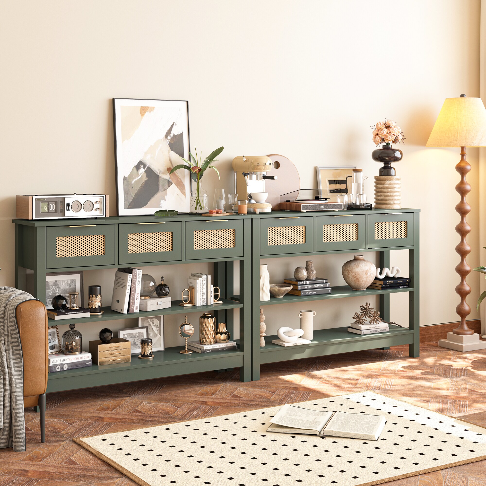 FurniFusion SF-Y-XGZ-G-2PC Console-Sofa-Tables - View #5