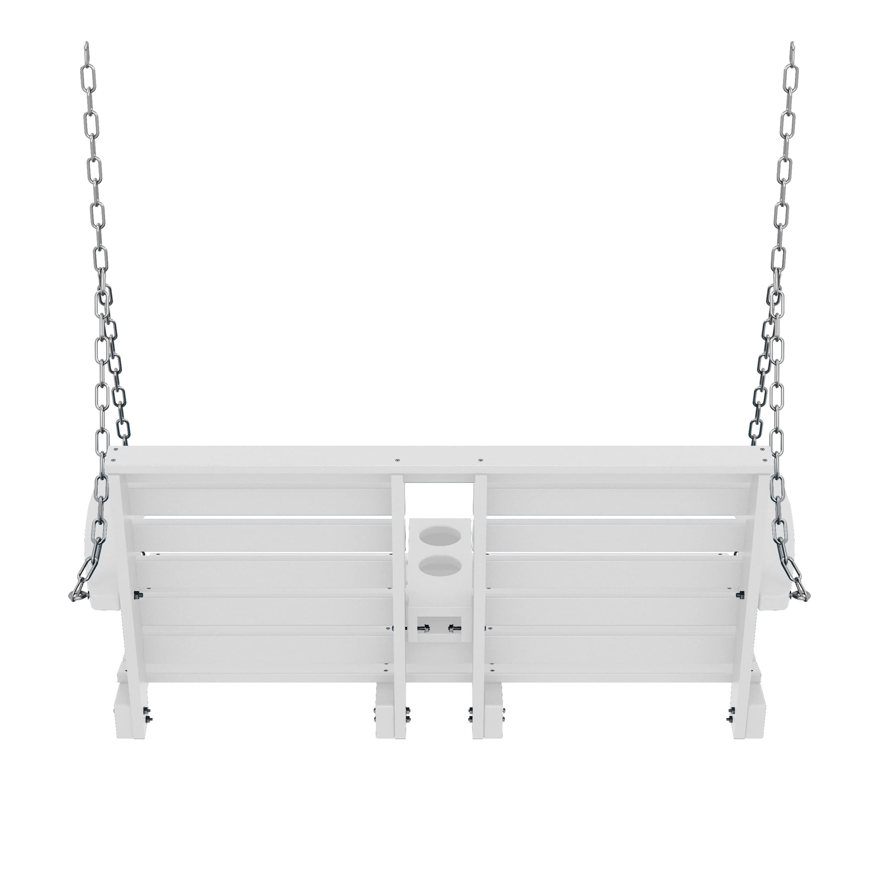 Herbert 3 Person Outdoor Duluxe Patio Swing With Thick Comfortable Cushion,Waterproof Winter/Rain Cover (Two Color Options