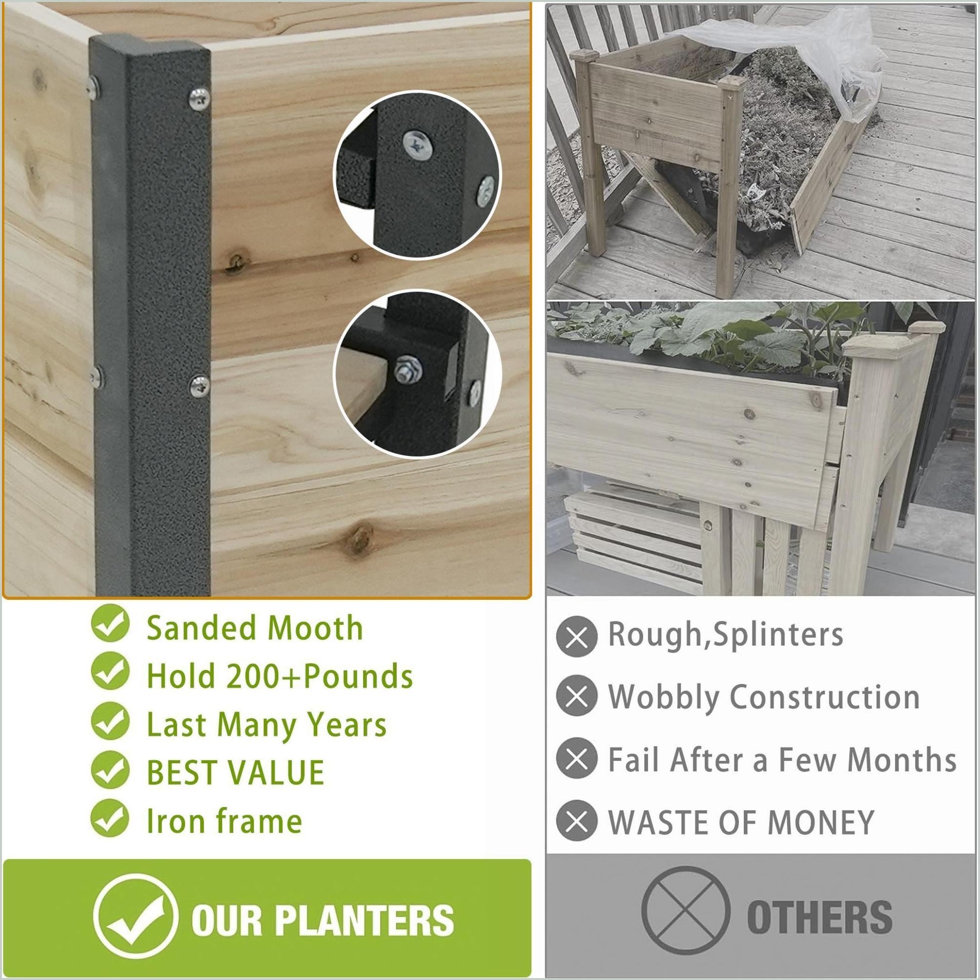 Watnature 8G39CVLWMYPE Planter-Window-Box - View #6