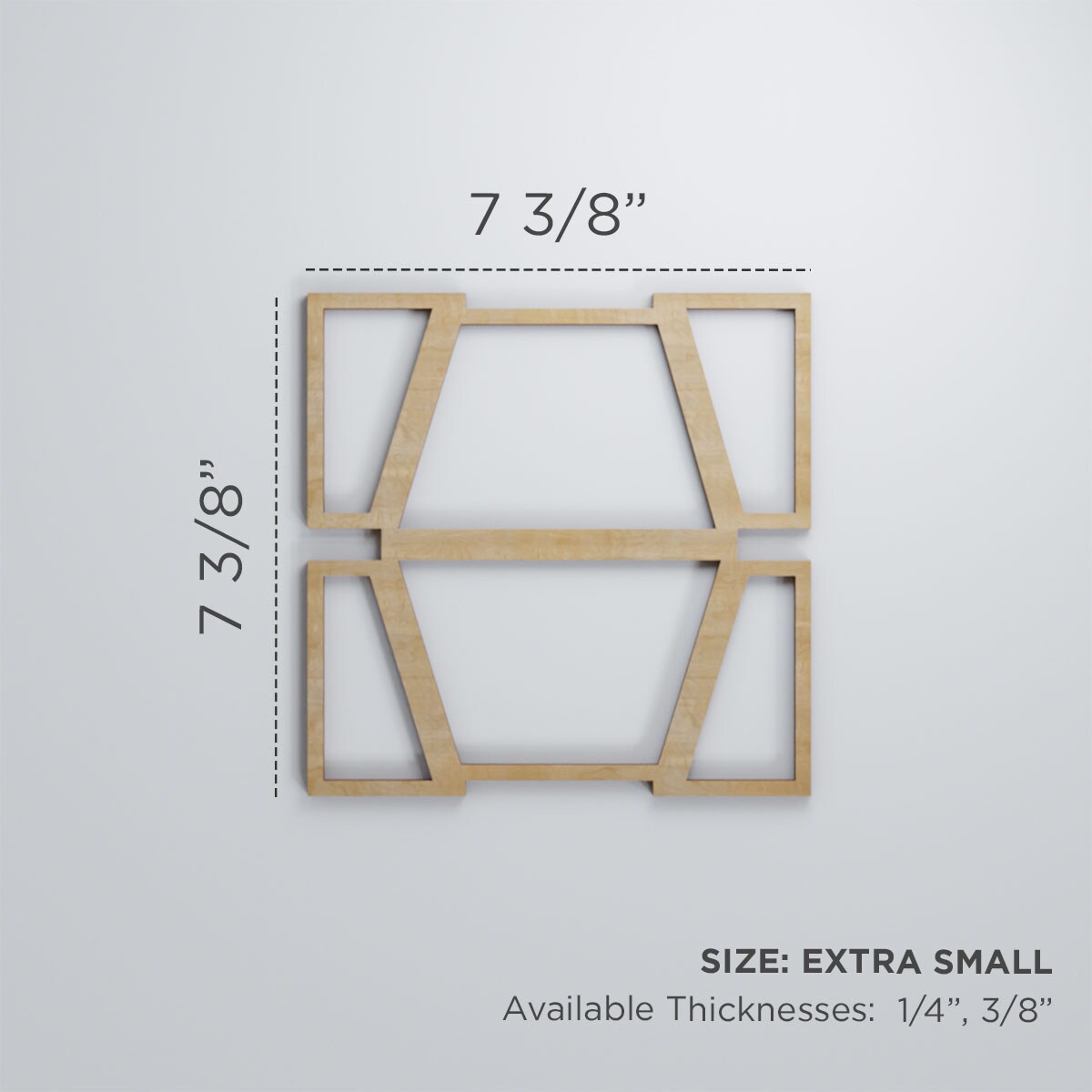 Ekena Millwork WALW08X08X0250GLYBI Wall-Panels - View #3
