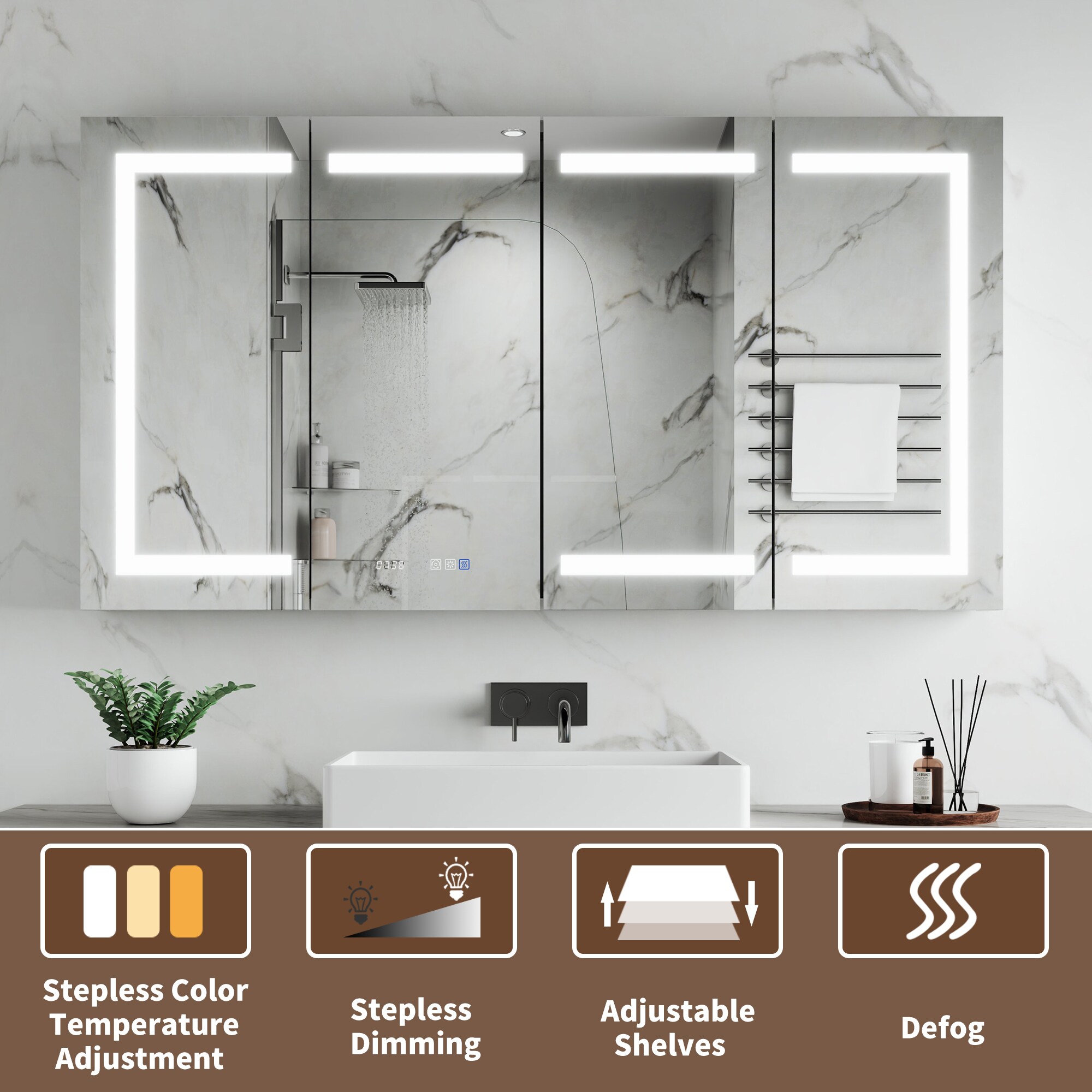 Forclover JSEX6032VDX Bathroom-Medicine-Cabinets - View #5