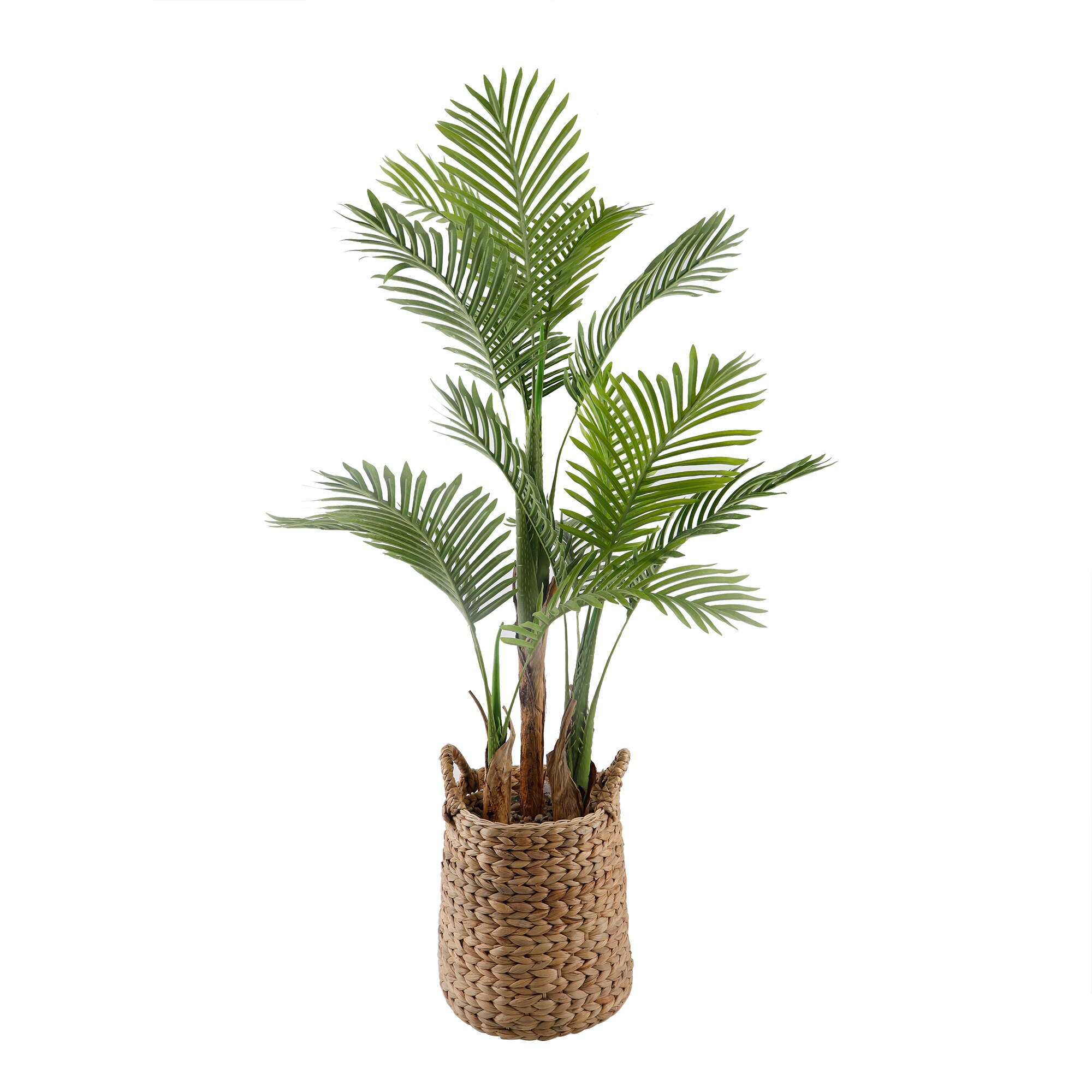 Flora Bunda 49-in Brown,Green Indoor Palm Artificial Plant at Lowes.com