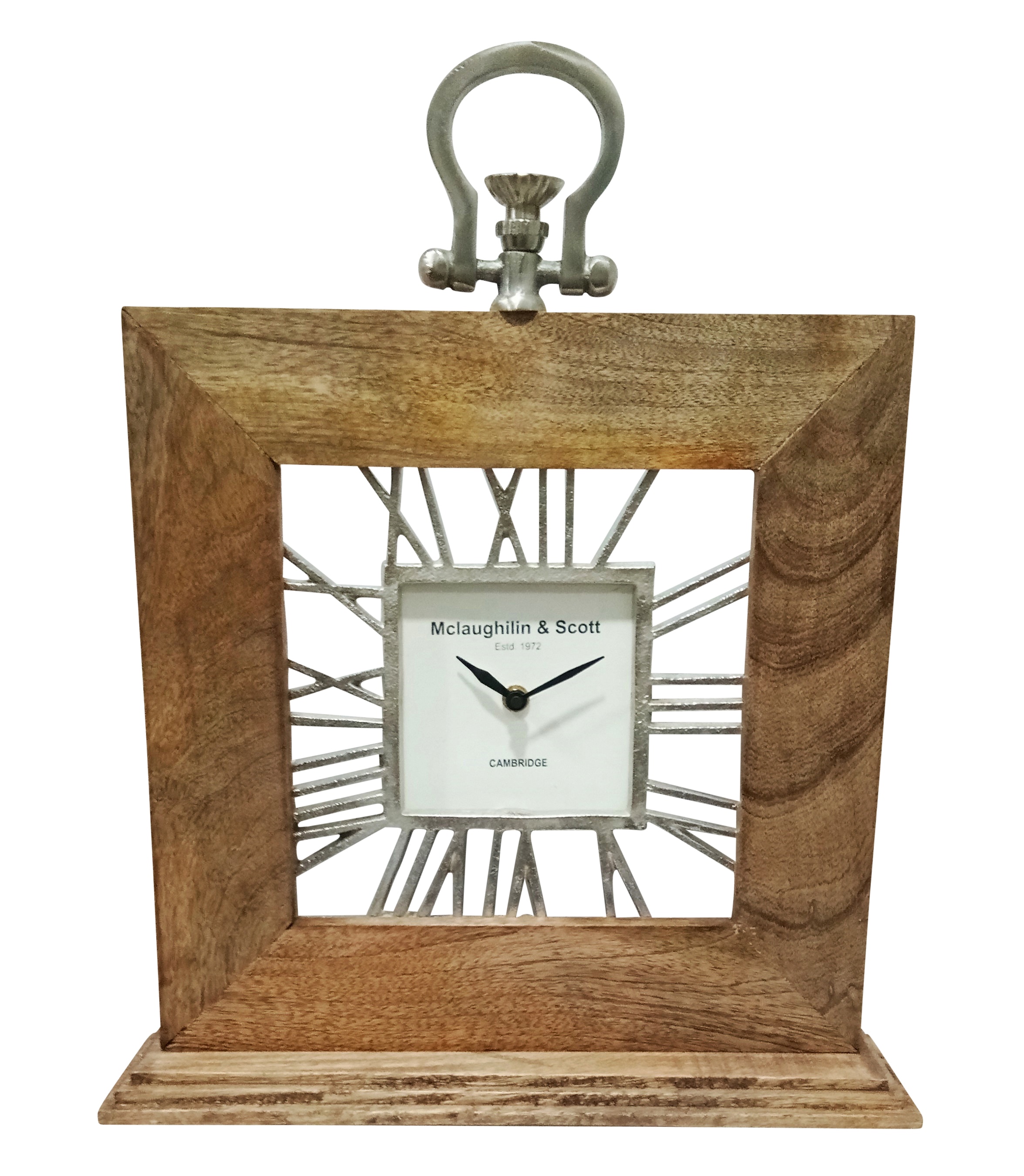 Sagebrook Home 15863-01 Analog Square Tabletop