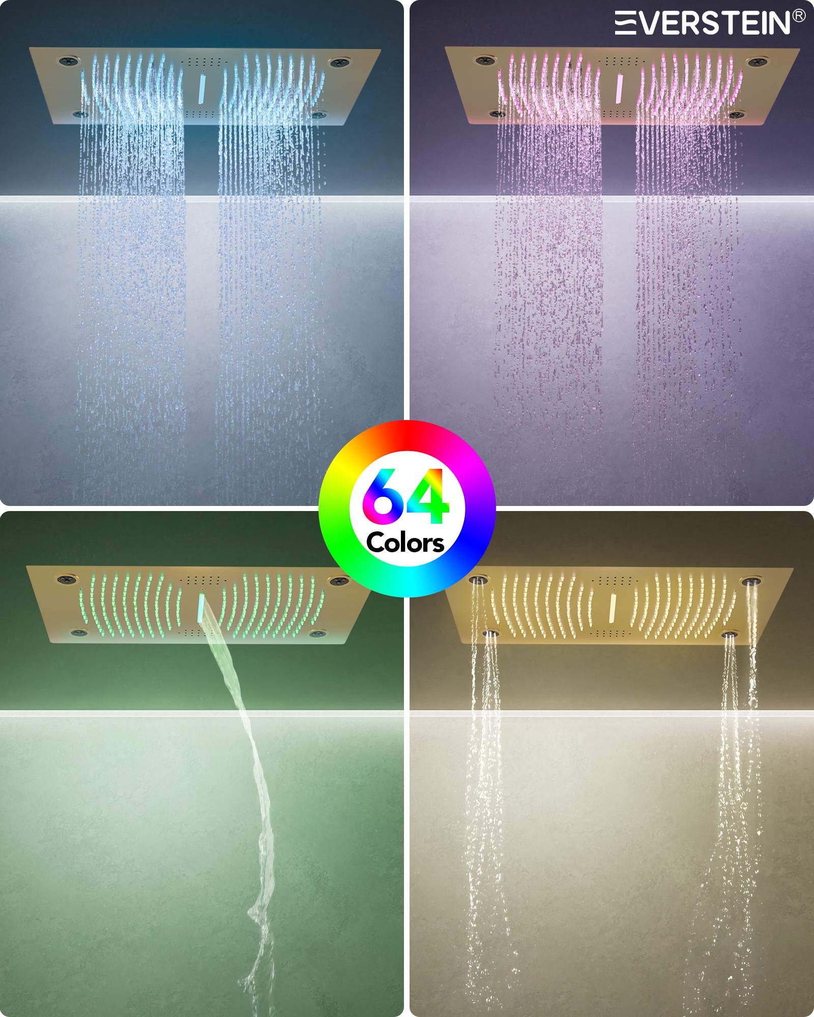 EVERSTEIN SFS-1052-GD Tub-Shower-Faucets - View #4