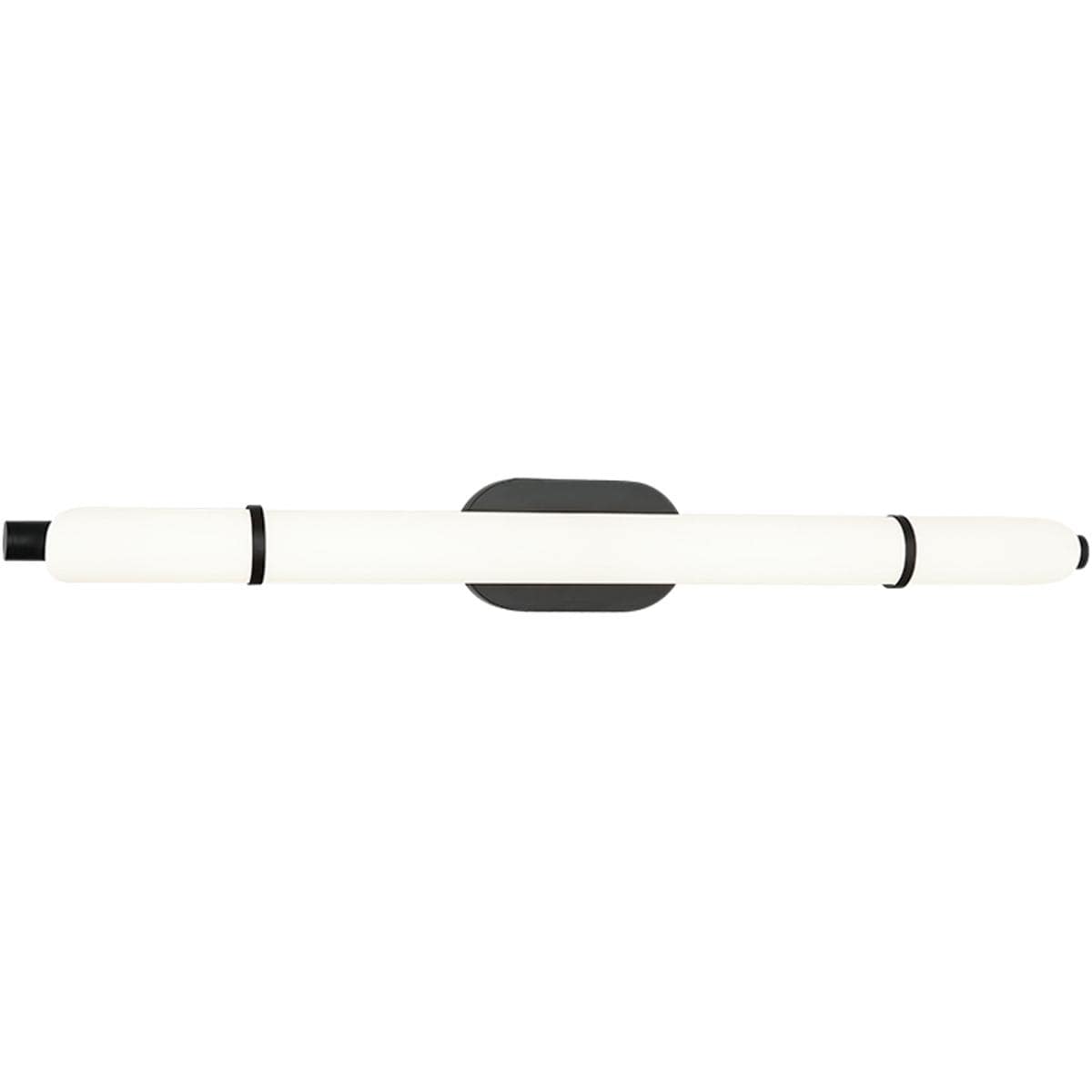 Matteo 2531270 Lighting S10436BK Finnegan LED 36 inch Black Bath Vanity Light Wall Light