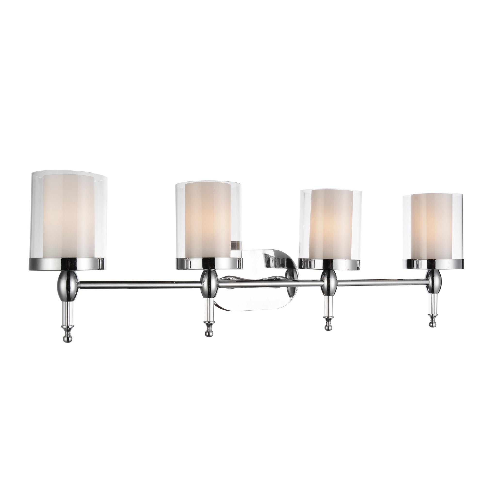 CWI Lighting 9851W34-4-601 Maybelle 34-Inches 4 -Light Chrome Modern/contemporary Vanity light