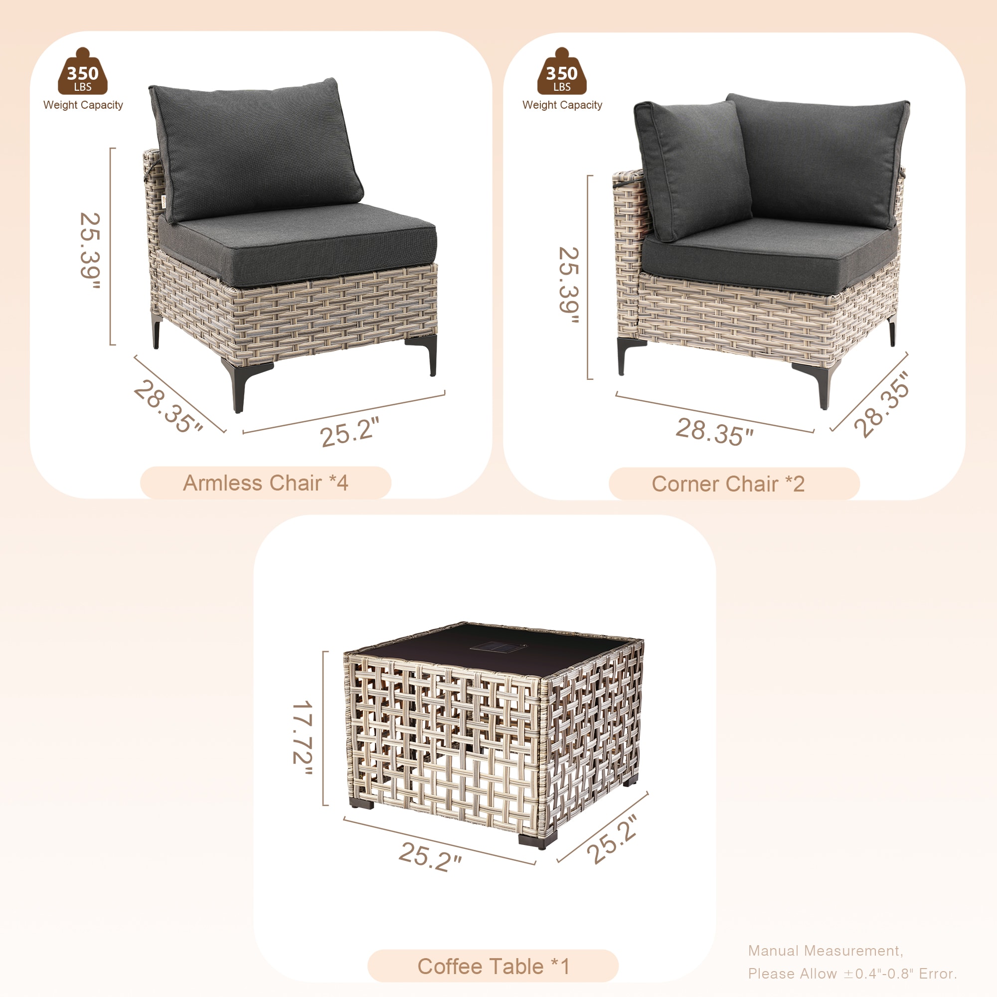 Pouuin SKT107 Patio-Sofas-Daybeds - View #2