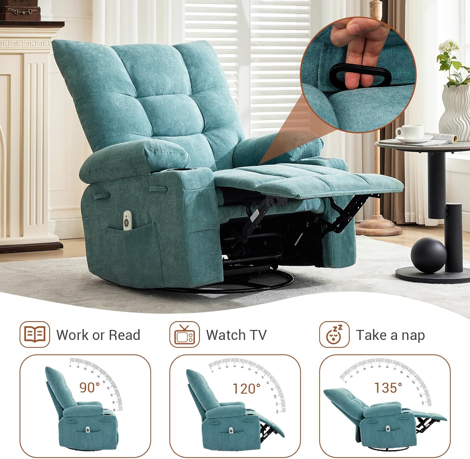 Qeetex SUN-PHK-333KUGGX recliners - View #3