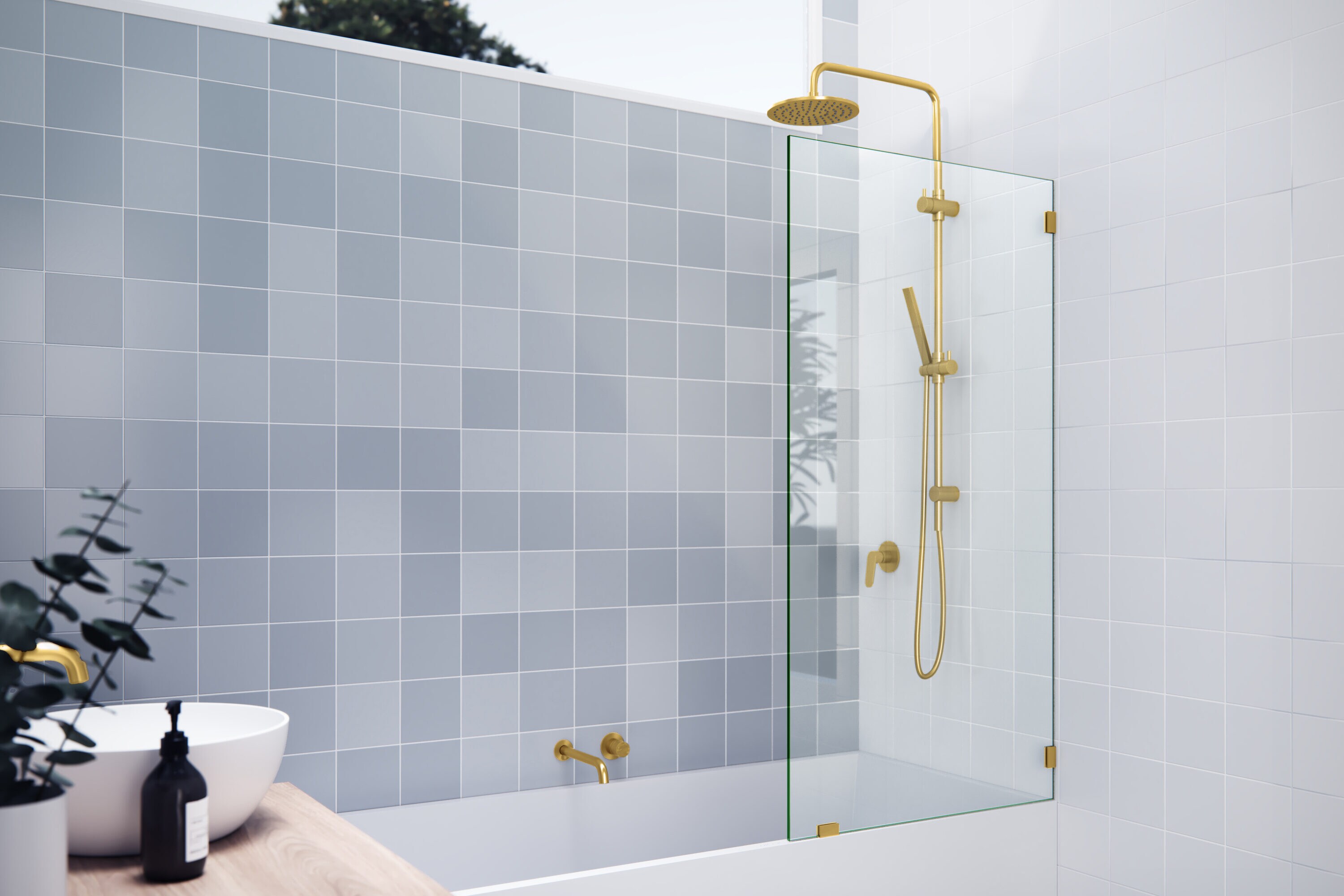 Glass Warehouse GW-BF-32-SB Shower-Doors - View #3