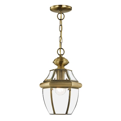 Livex Lighting Monterey 60-Watt 23.5-in Polished Brass Traditional Post Light Livex Lighting Monterey 60-Watt 23.5-in Polished Brass Traditional Post Light