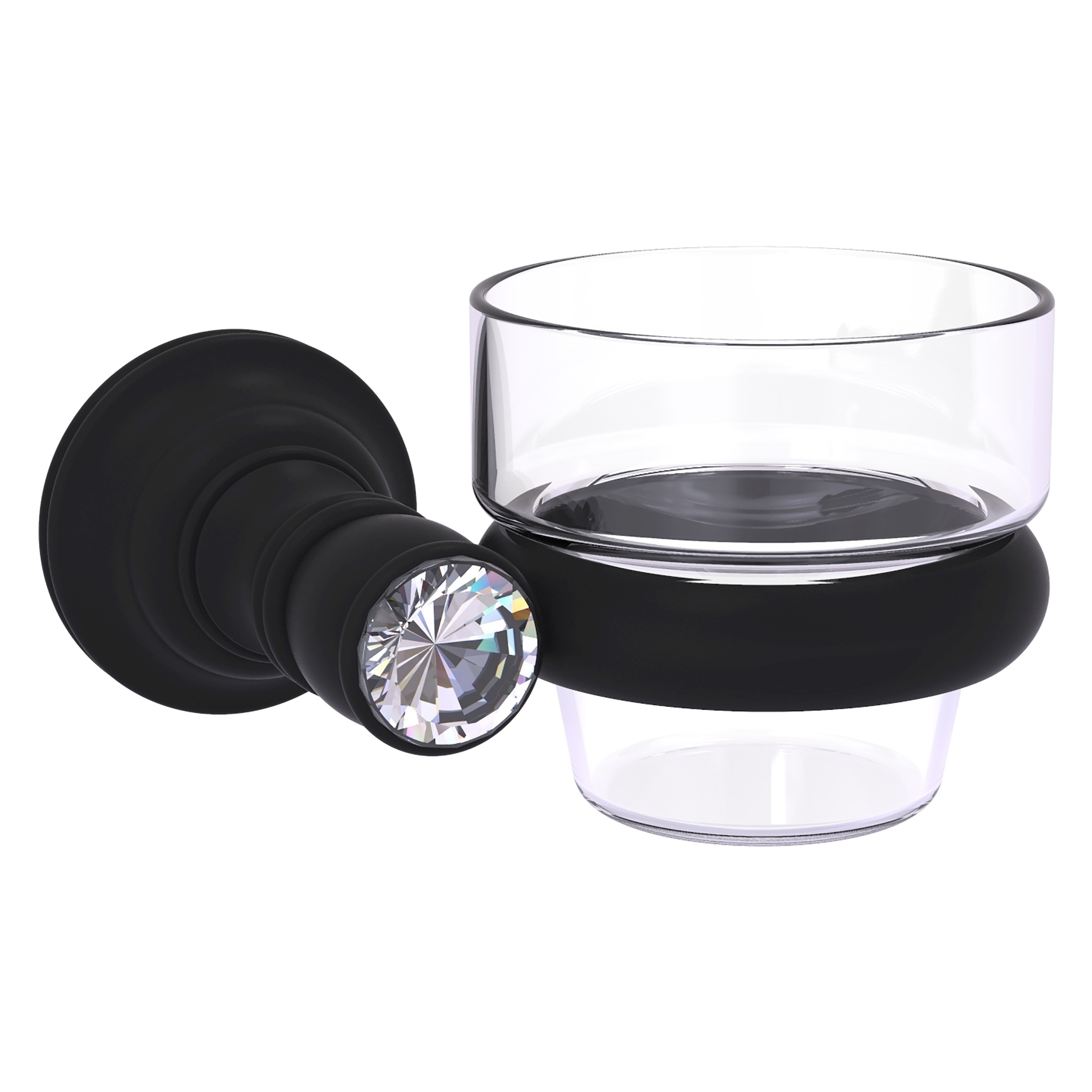 Allied Brass CC-64-BKM 1 Candle Carolina Crystal Metal Votive Candle Holder