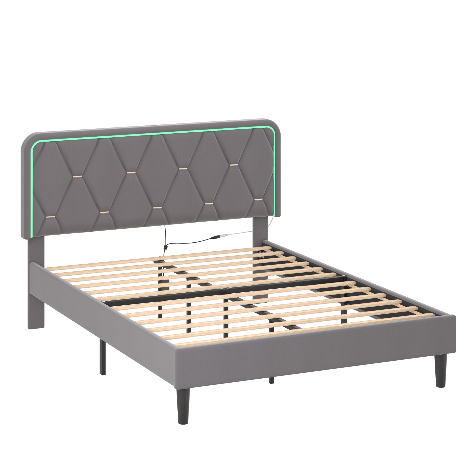 Vecelo LOE-QB11-GRY beds - View #2