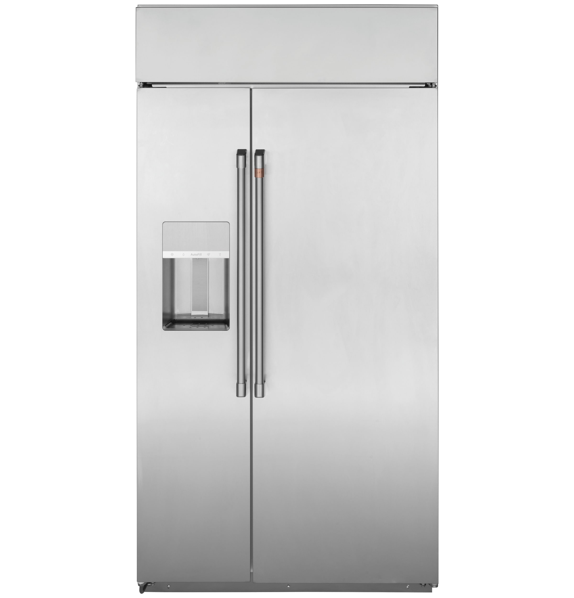 Marvel MPRO48SSSS 48 Inch Built-in Side by Side Refrigerator with 32.5 cu.  ft. Capacity, Stainless Steel Framed Glass Shelves, Ice Maker, Pro Handles  and Stainless Steel Toe Kick: Stainless Steel, Stainless Steel