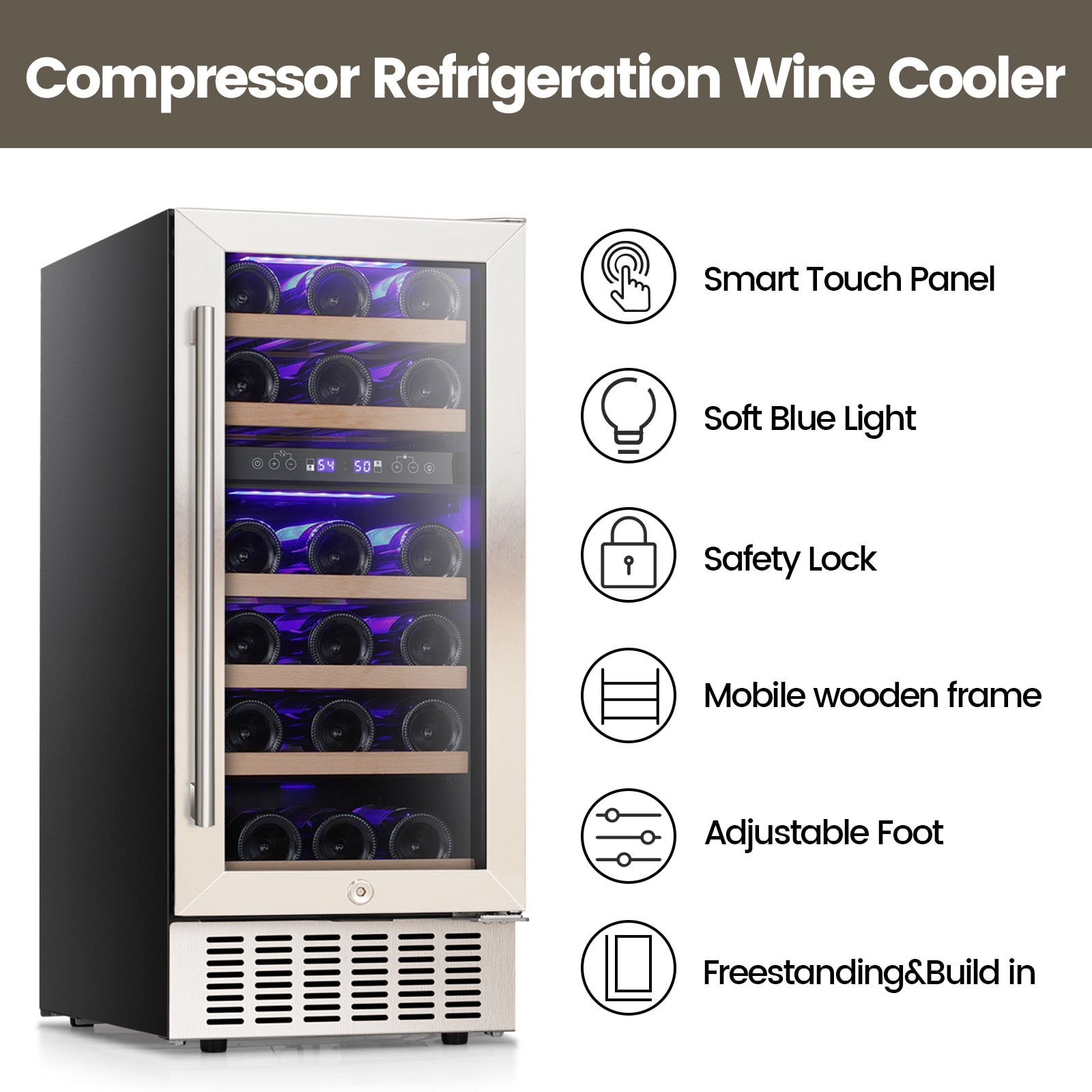 COWSAR W5185B Wine-Chillers - View #10