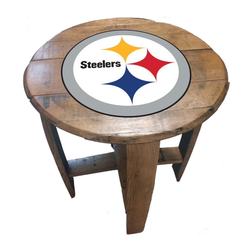 Pittsburgh Steelers Round Distressed Sign