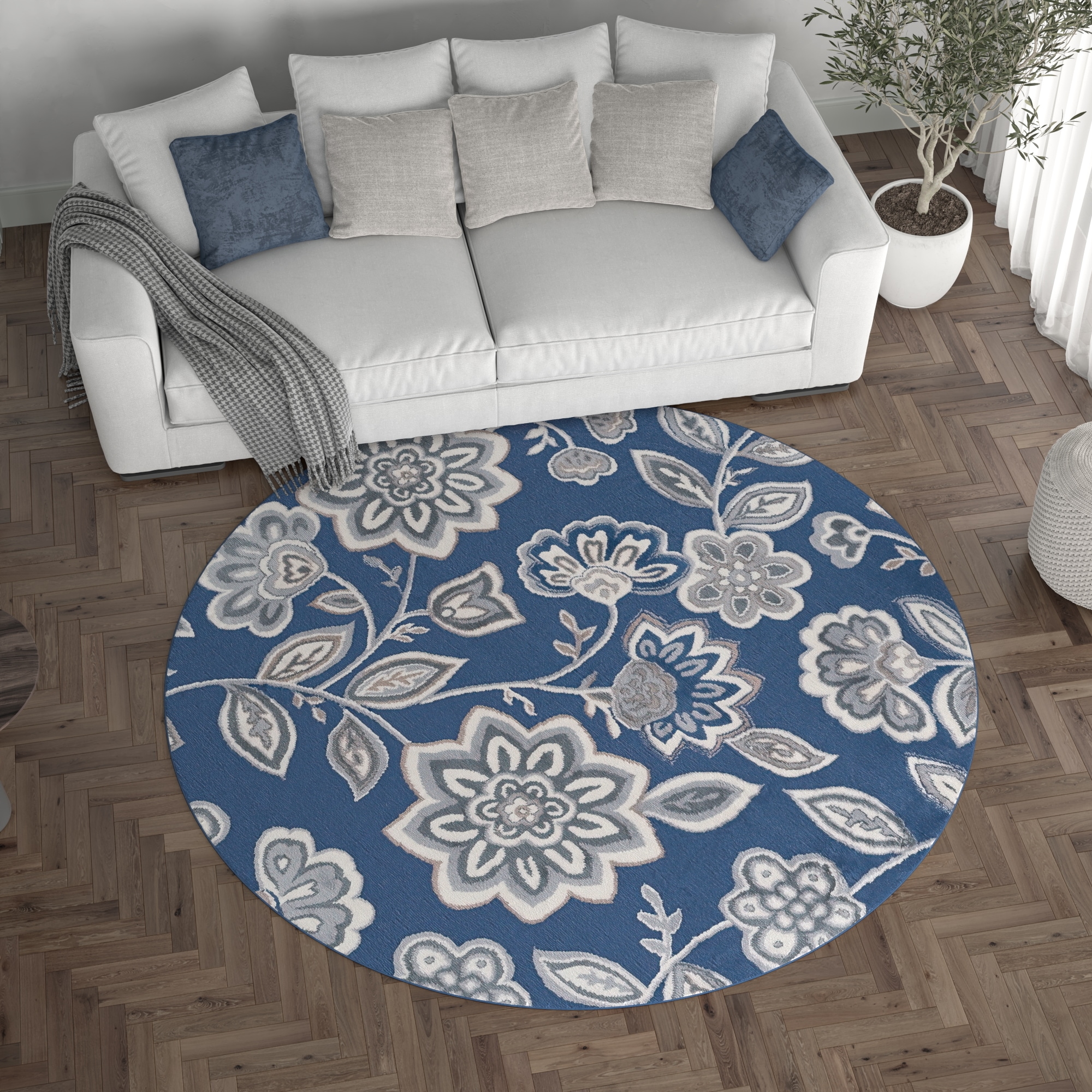 Tayse MDN3407 8RND rugs - View #5