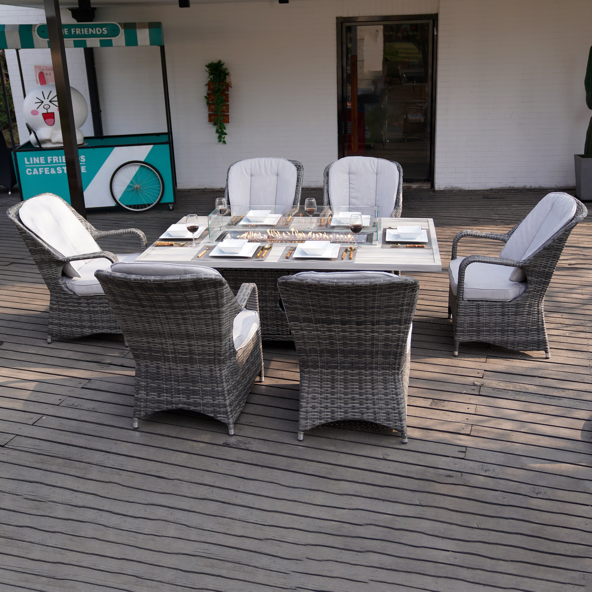 Moda Furnishings 1106RA-009-G Patio-Dining-Sets - View #4