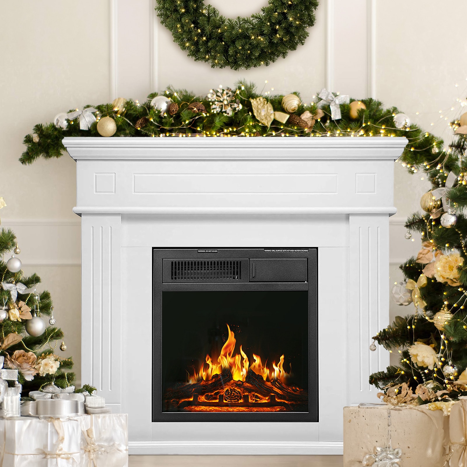 COWSAR LSSM027PWH Electric-Fireplaces - View #11