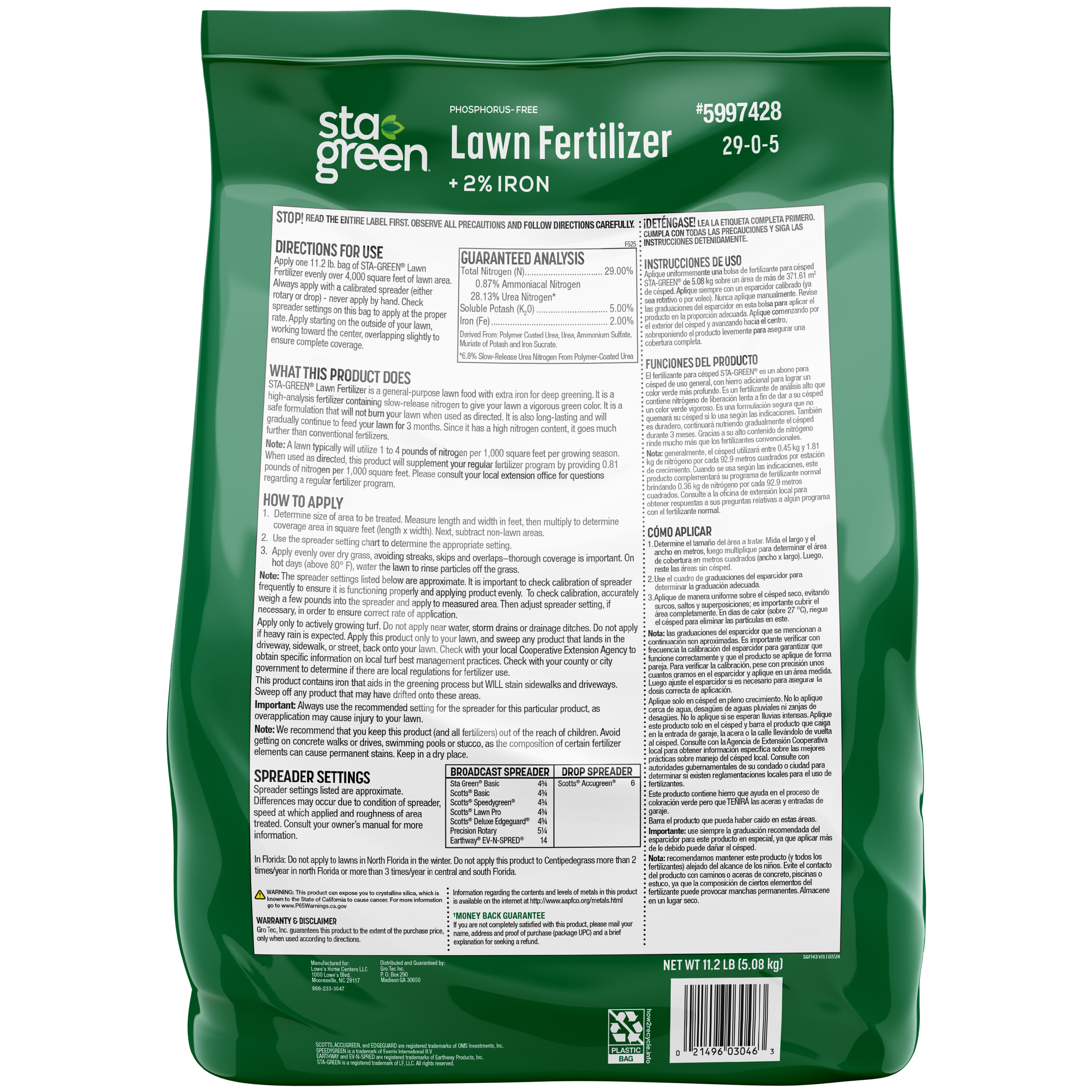 Sta-Green 100551492 Lawn-Fertilizer - View #10