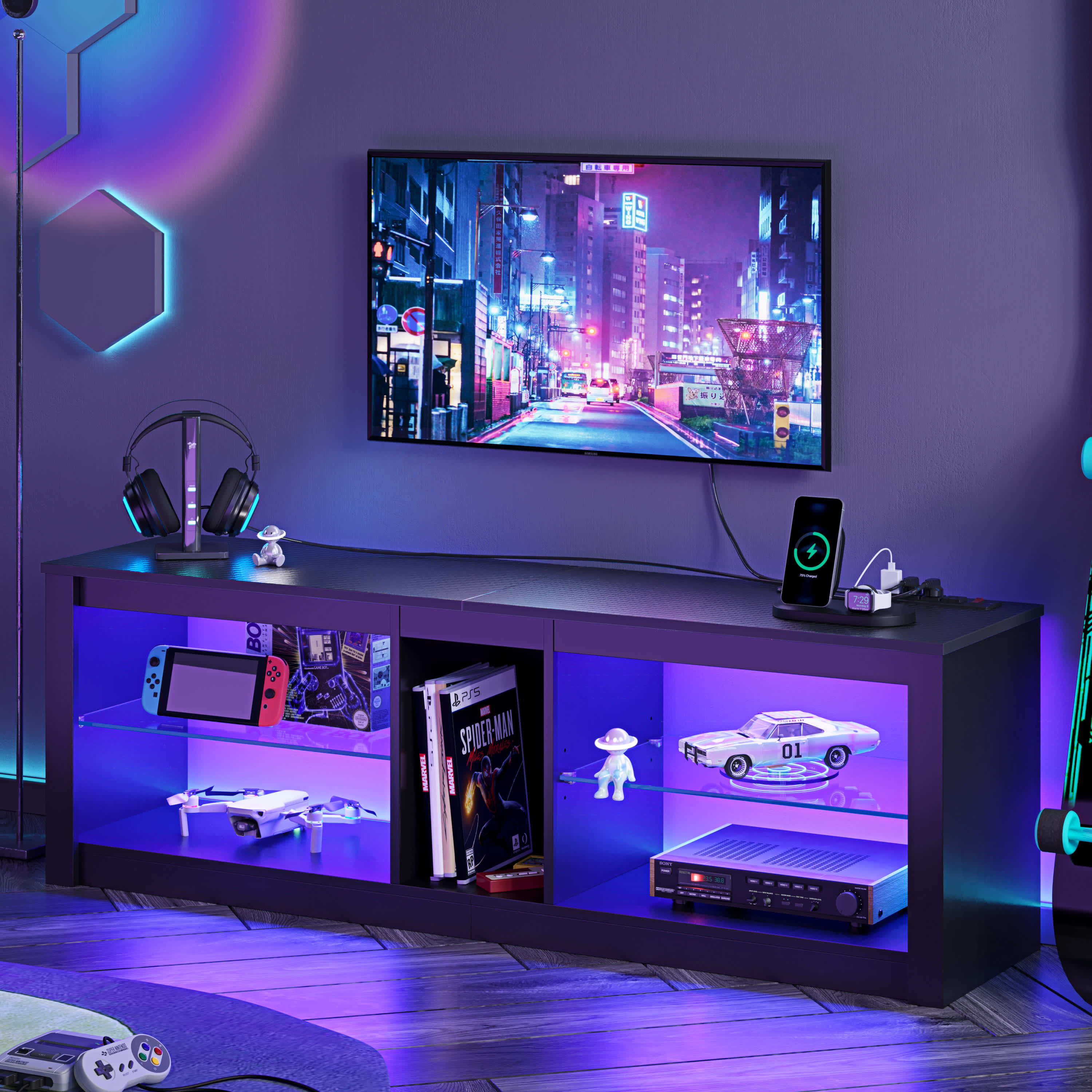 Bestier LOW-L101014GUS-BDCF Tv-Stands - View #3