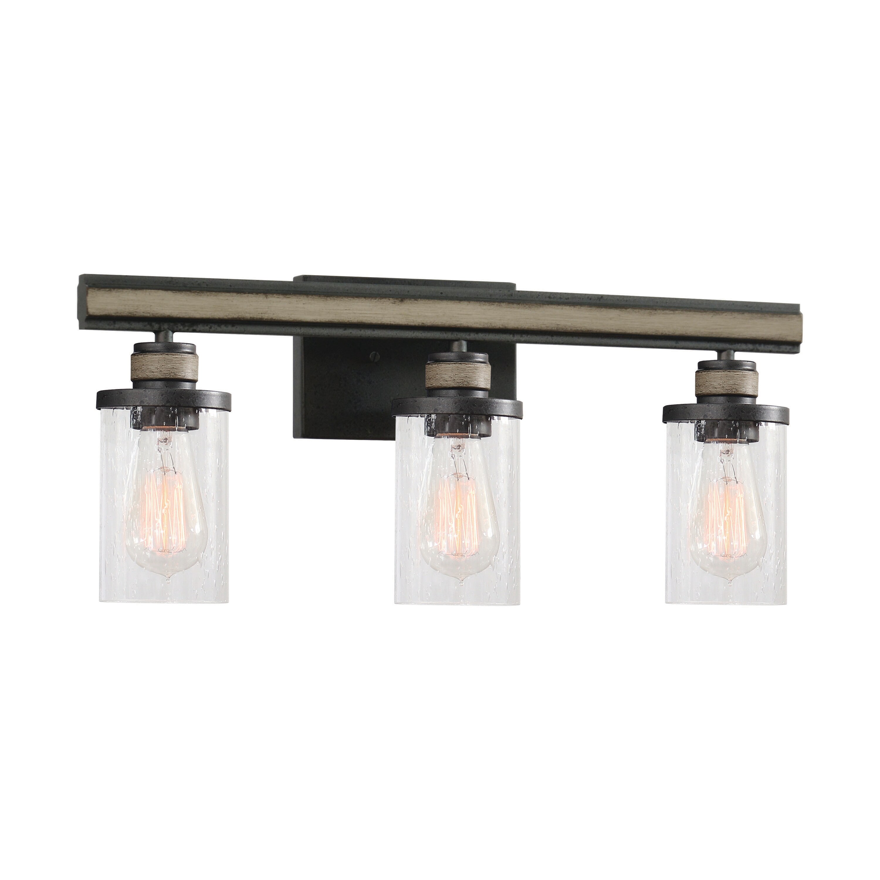 Calder 23-in 3-Light Gray LED Transitional Vanity Light | - Westmore by ELK Lighting LWVL-220308016