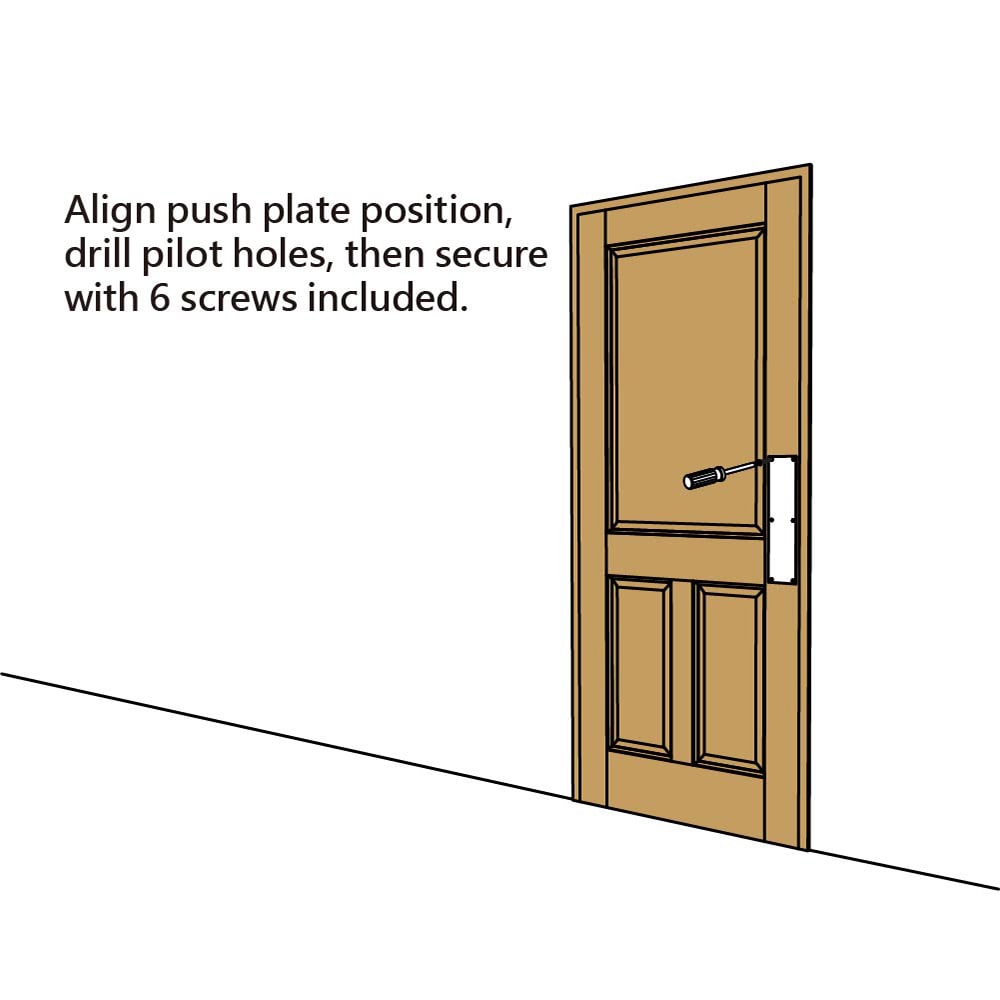 RELIABILT 32820SSBLG Entry-Door-Pushplates-Pullplates - View #6
