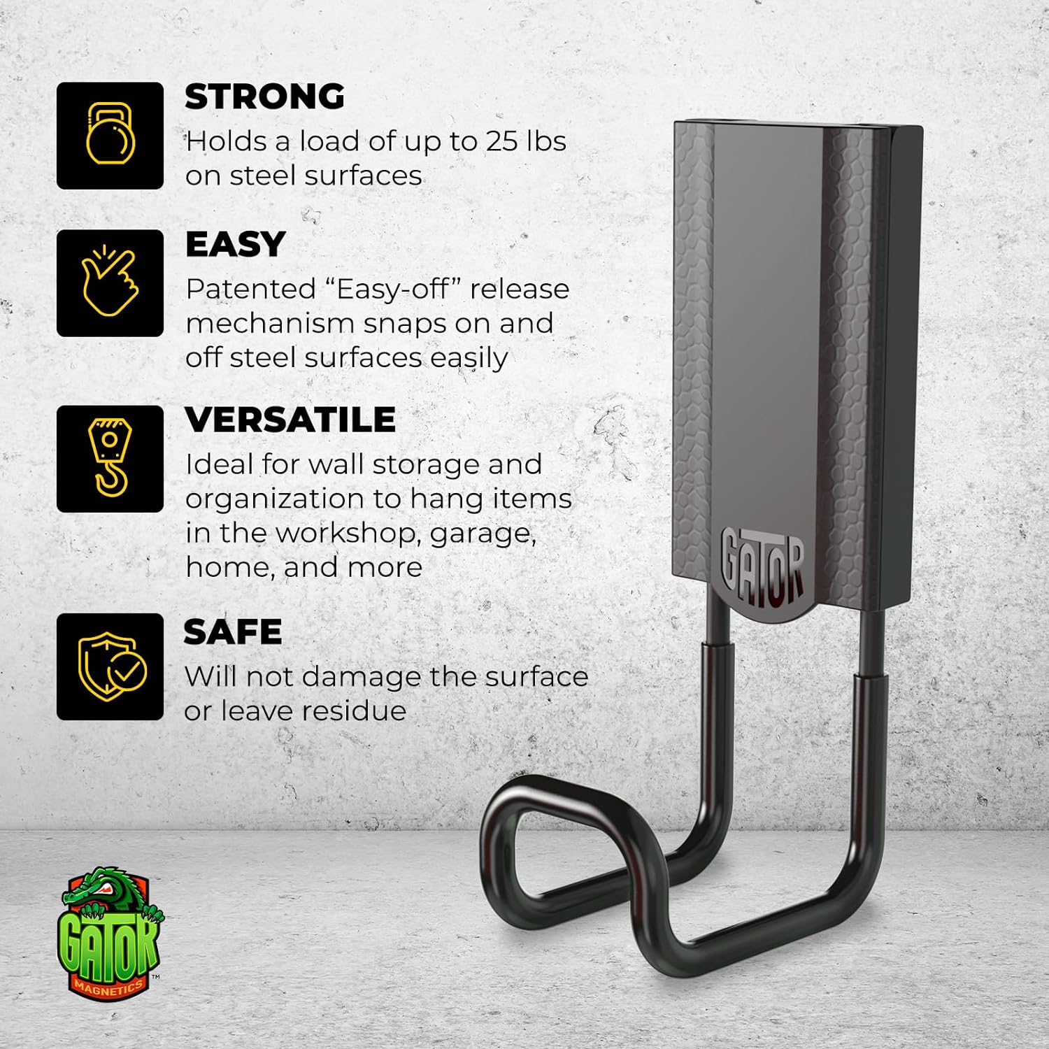 Gator Magnetics 300012 Garage-Storage-Hooks - View #4