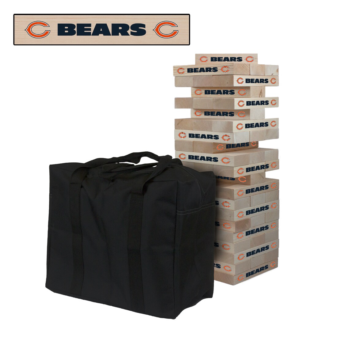 Victory Tailgate Chicago Bears Outdoor Stacking Game in the Party Games  department at