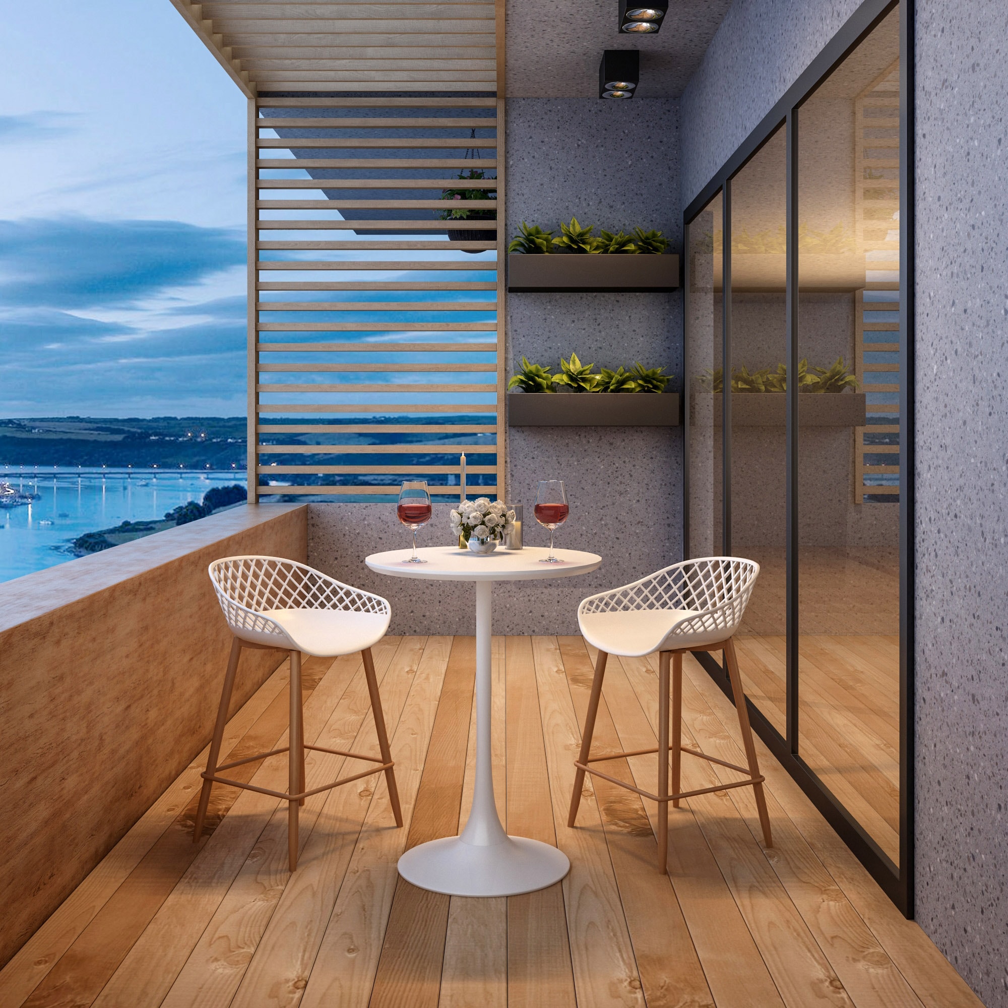 Jamesdar JTAB210-WHWH Dining-Tables - View #5