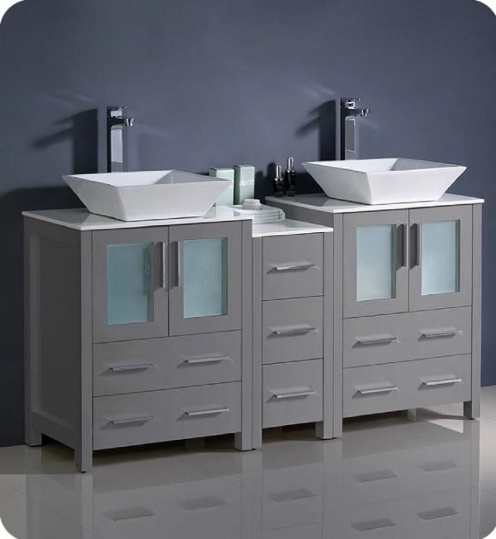 Fresca FCB62-241224GR-CWH-V Bath-Vanity-Combo - View #7