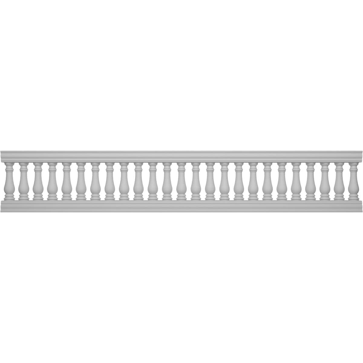 Ekena Millwork BALK32X168BRN FiberThane 14-ft x 32-in Bradford Fiberglass Deck Rail Kit