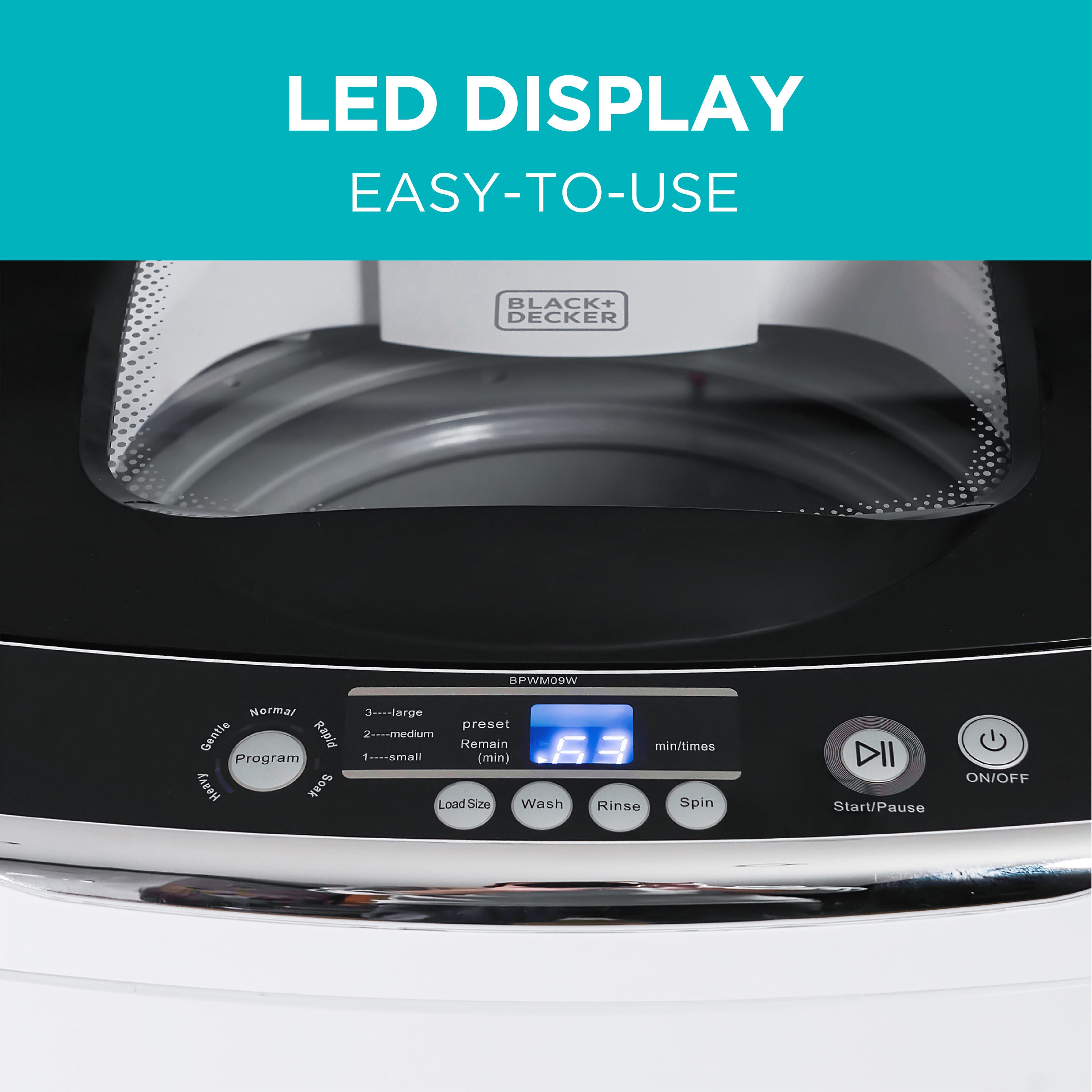 BLACK+DECKER BPWM09W Portable-Washers-Dryers - View #3