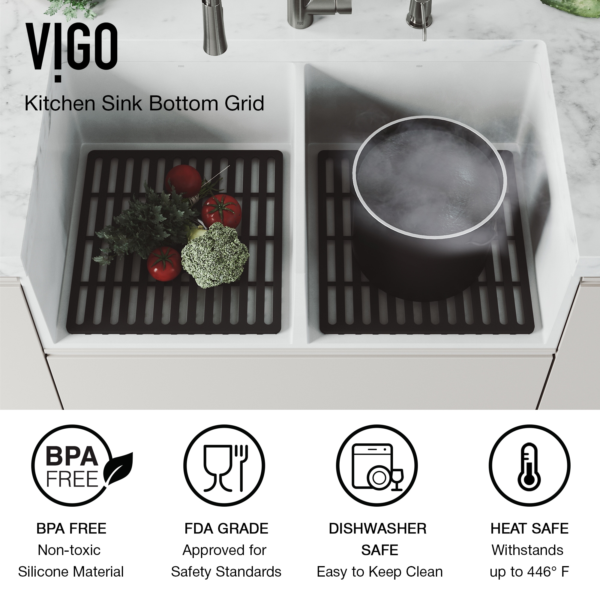 VIGO VGSG3618BLMB Sink-Grids - View #3