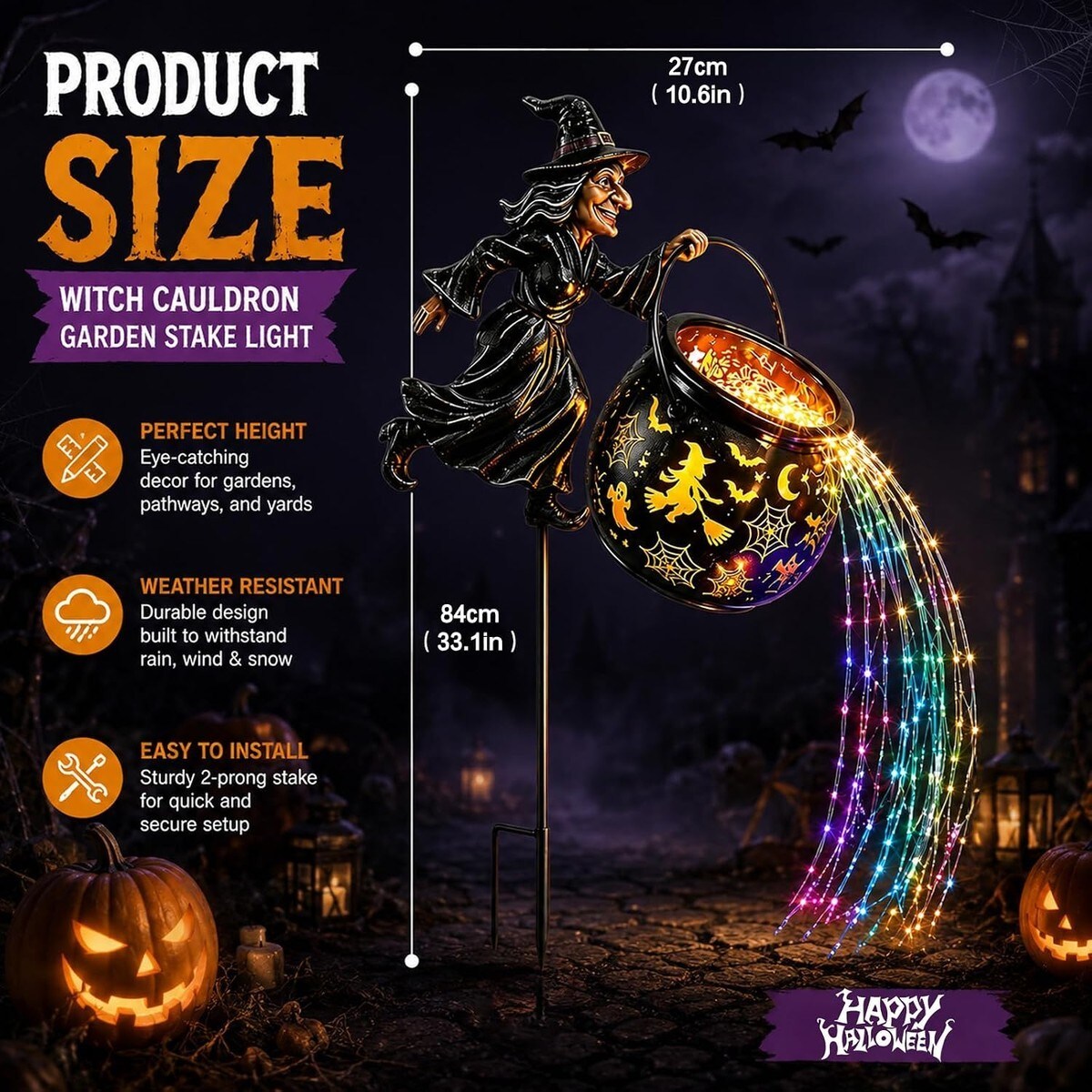 Axinabu LULIN-63BCE9 Table-Halloween-Decor - View #7
