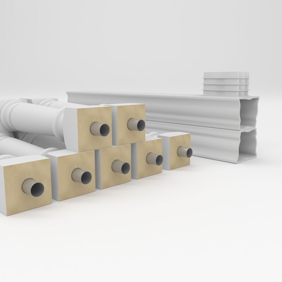 Ekena Millwork BALK40X048WED railings - View #6