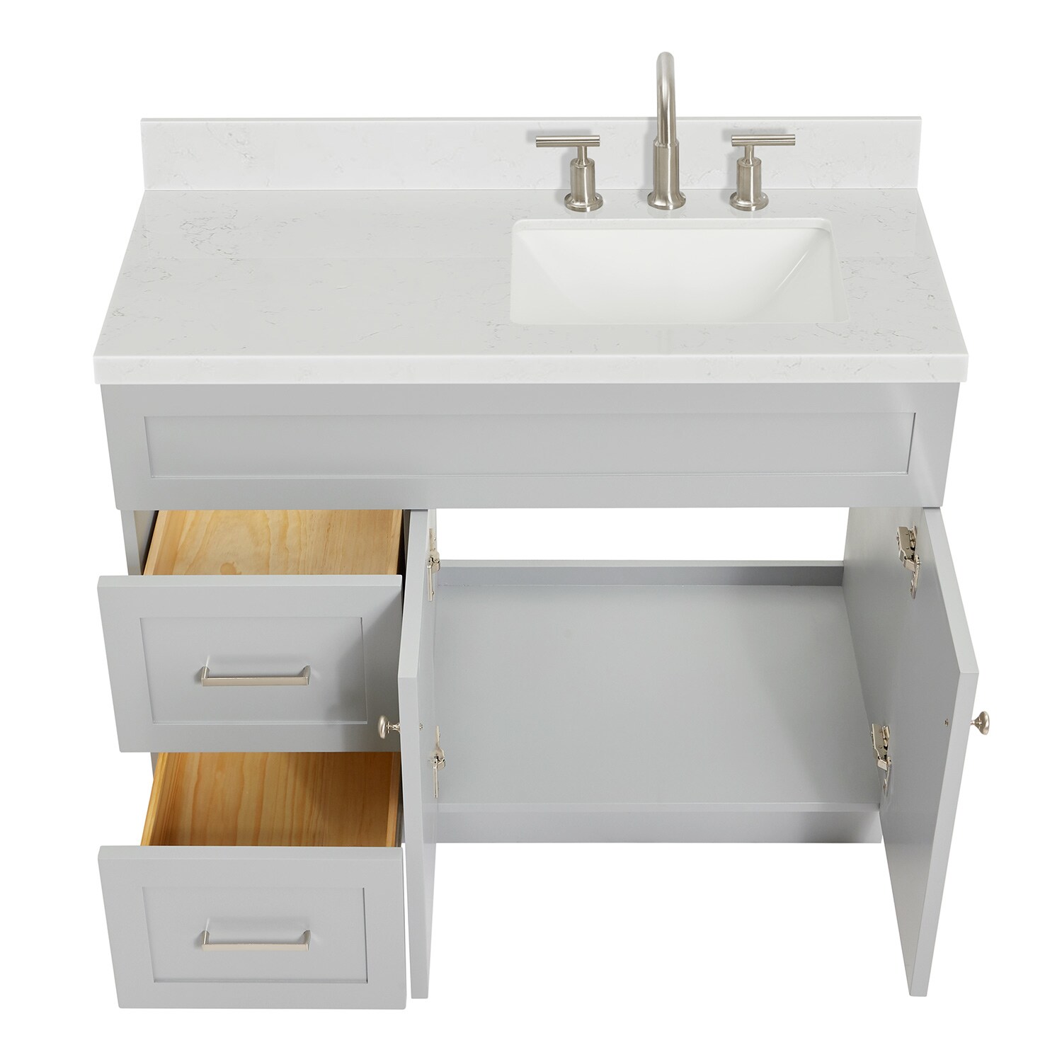 ARIEL F042SRCQRVOGRY Bath-Vanity-Combo - View #10