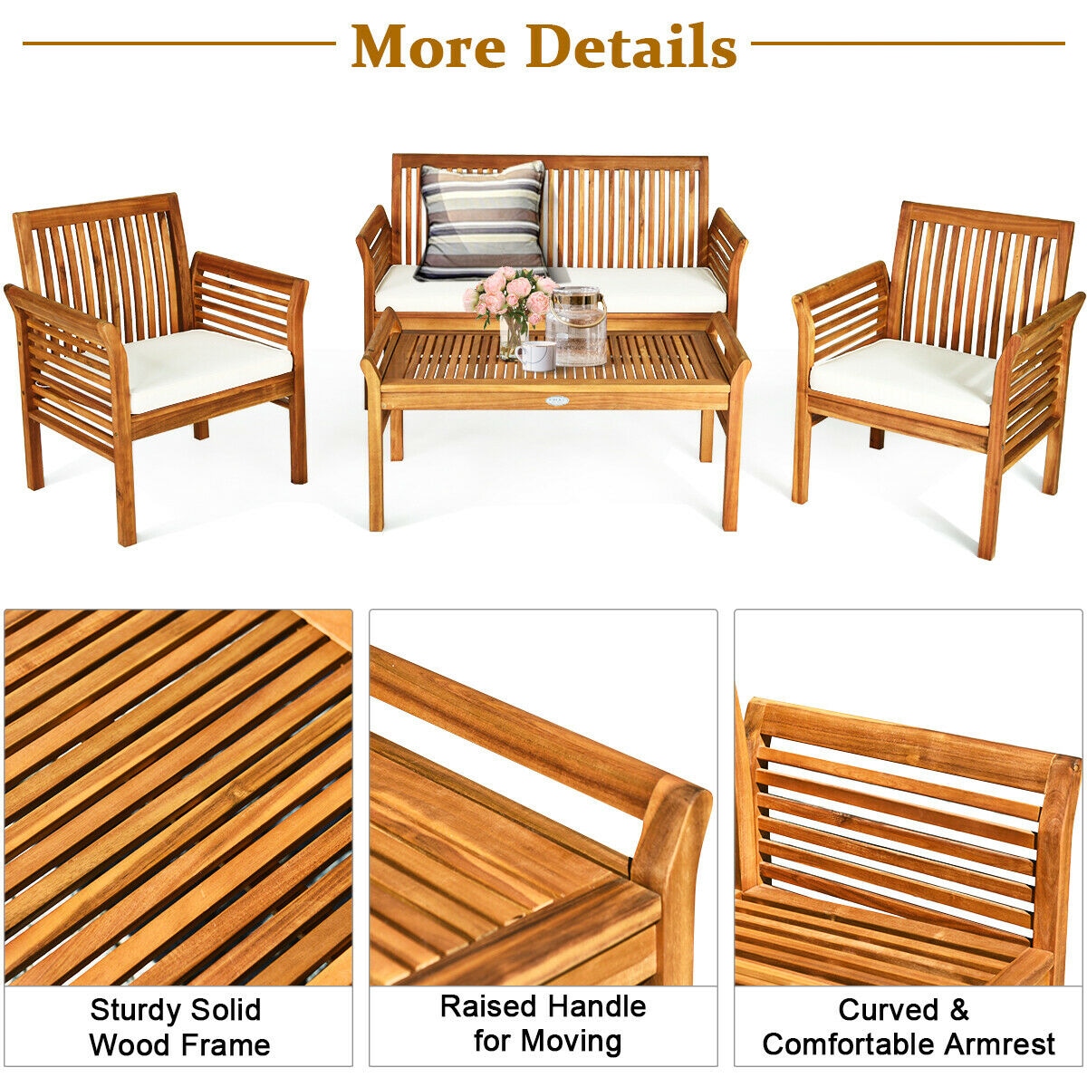 Forclover CKT-S00023 Patio-Conversation-Sets - View #6