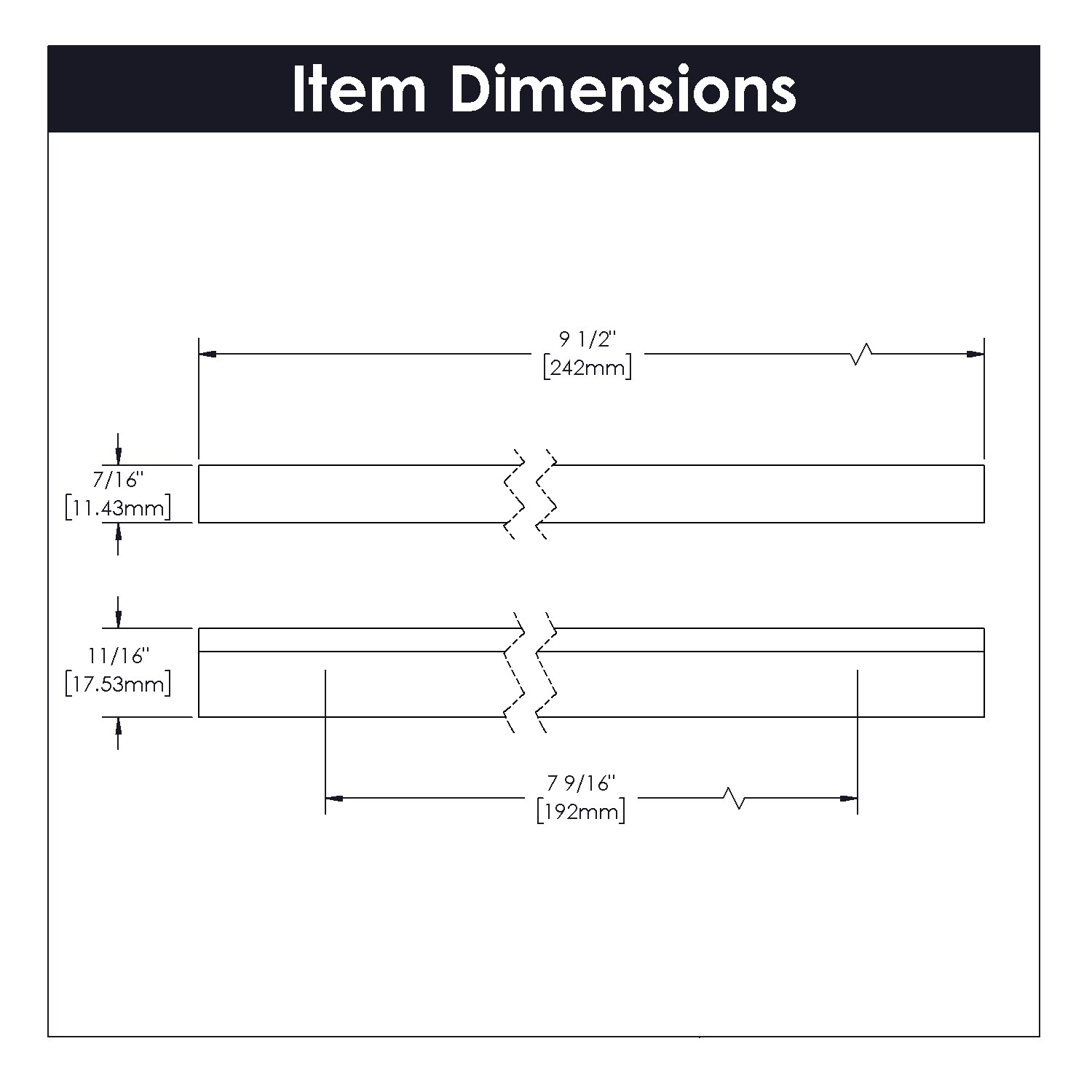 Hickory Hardware HH076264-GN-10B Cabinet-Pulls - View #6