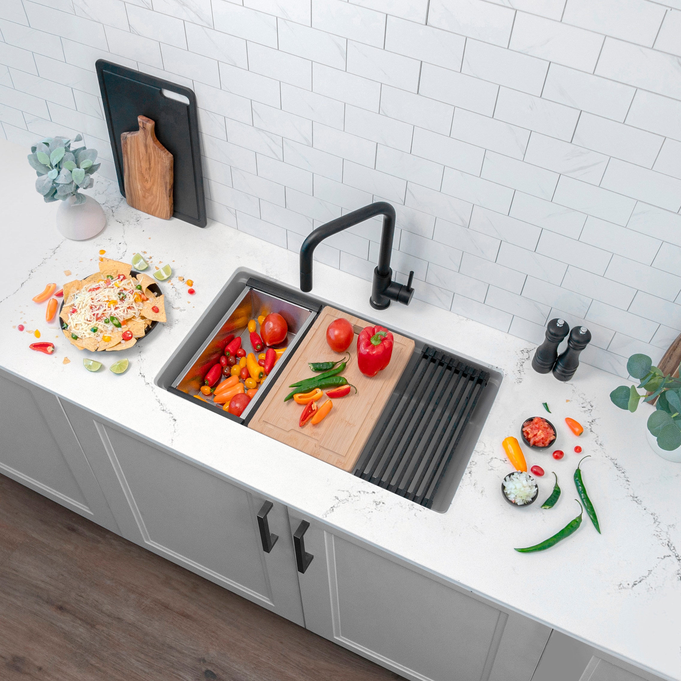 Stylish S-828WL Kitchen-Sinks - View #3