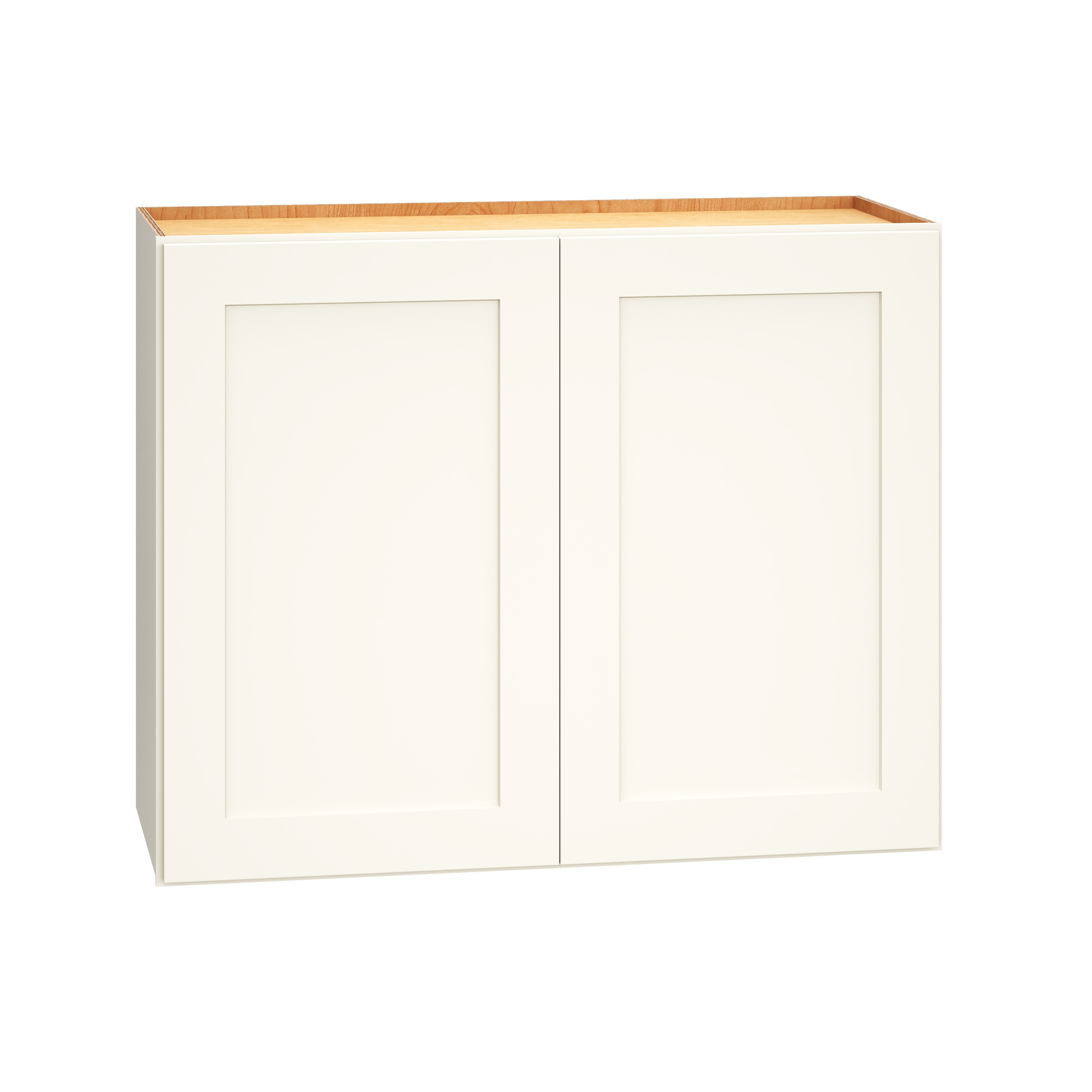 RELIABILT 332 W3024 Pinnacle 30-in W x 24-in H x 12-in D White Wall Fully assembled Plywood Cabinet (Recessed Panel Shaker)