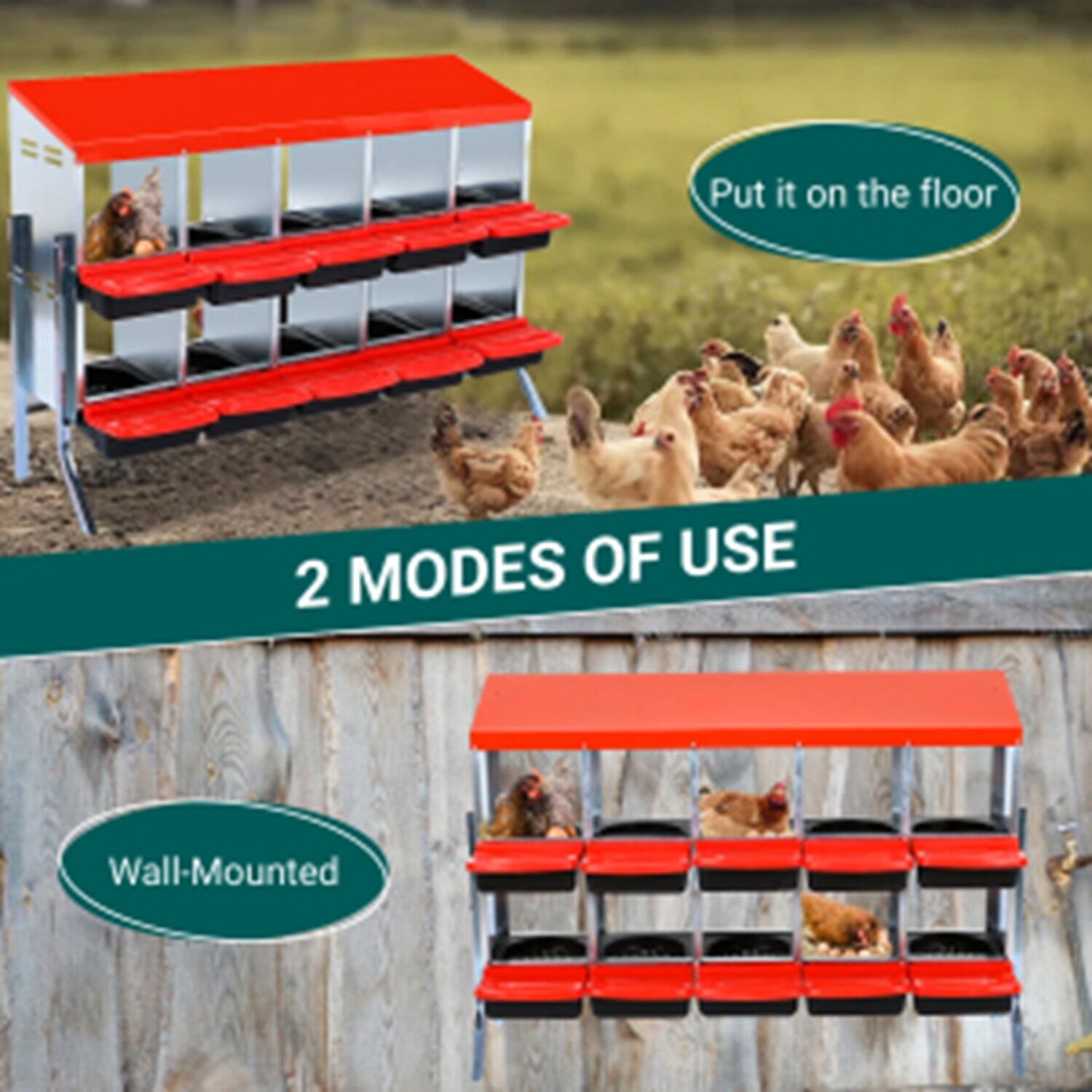 Garvee LSHQQPHO-33ACSMCJ Chicken-Coops-Rabbit-Hutches - View #7