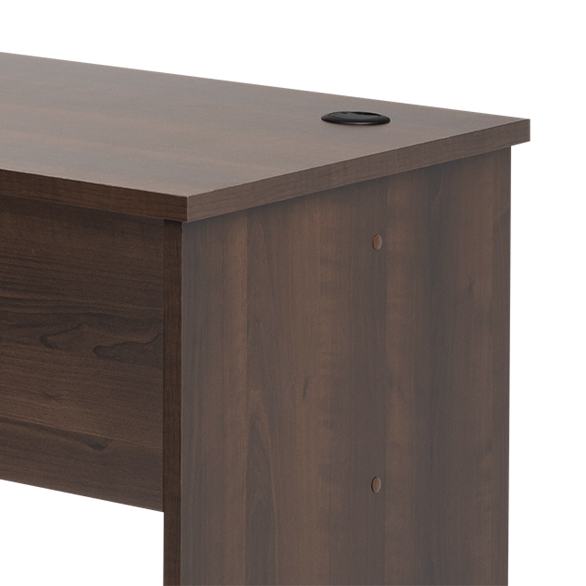 Prepac 56-in Gray Computer Desk, Laminate Finish, Transitional